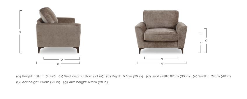 Primrose Snuggler Chair in  on Furniture Village
