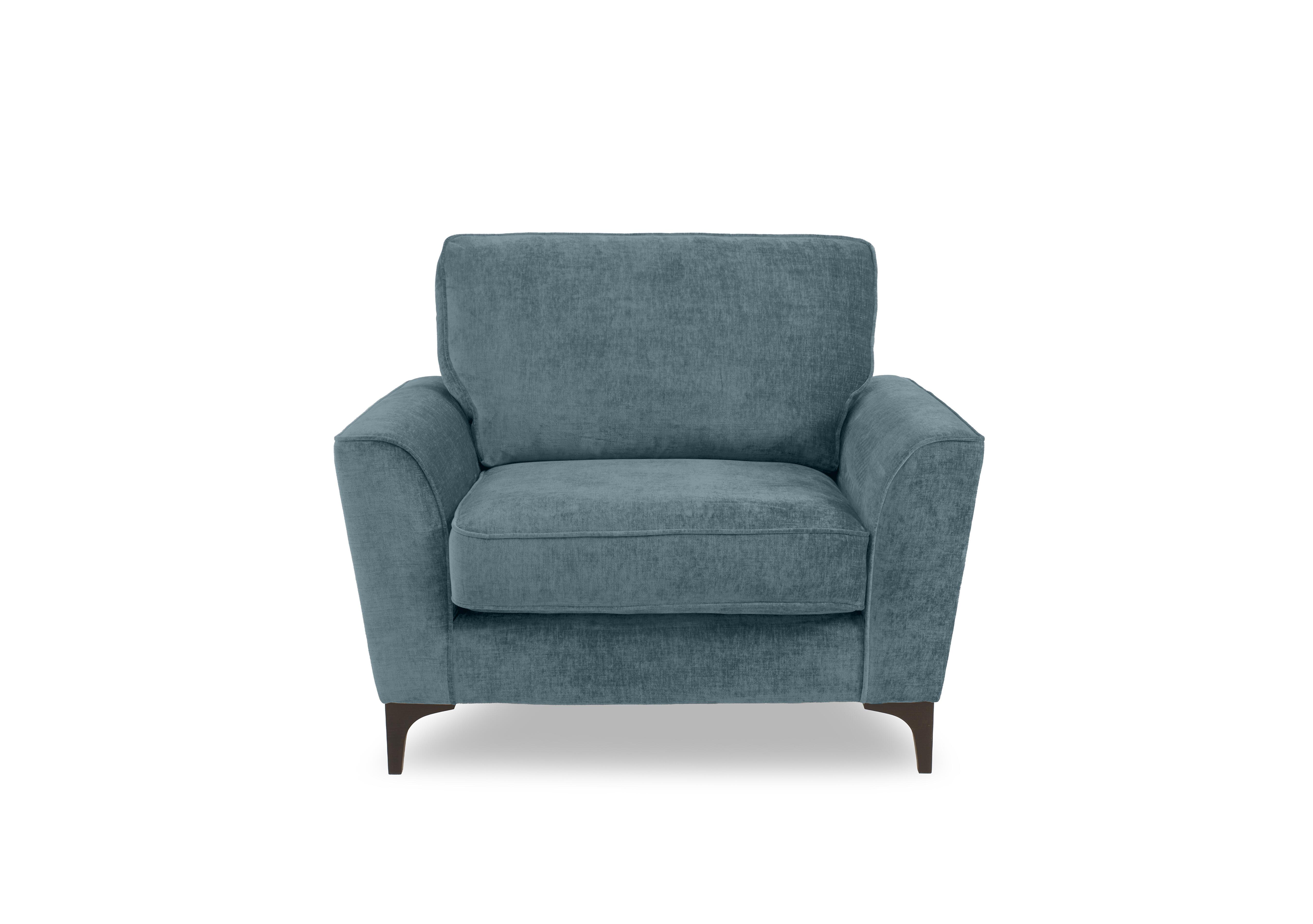 Primrose Snuggler Chair in Dion Capri Dk Ft on Furniture Village