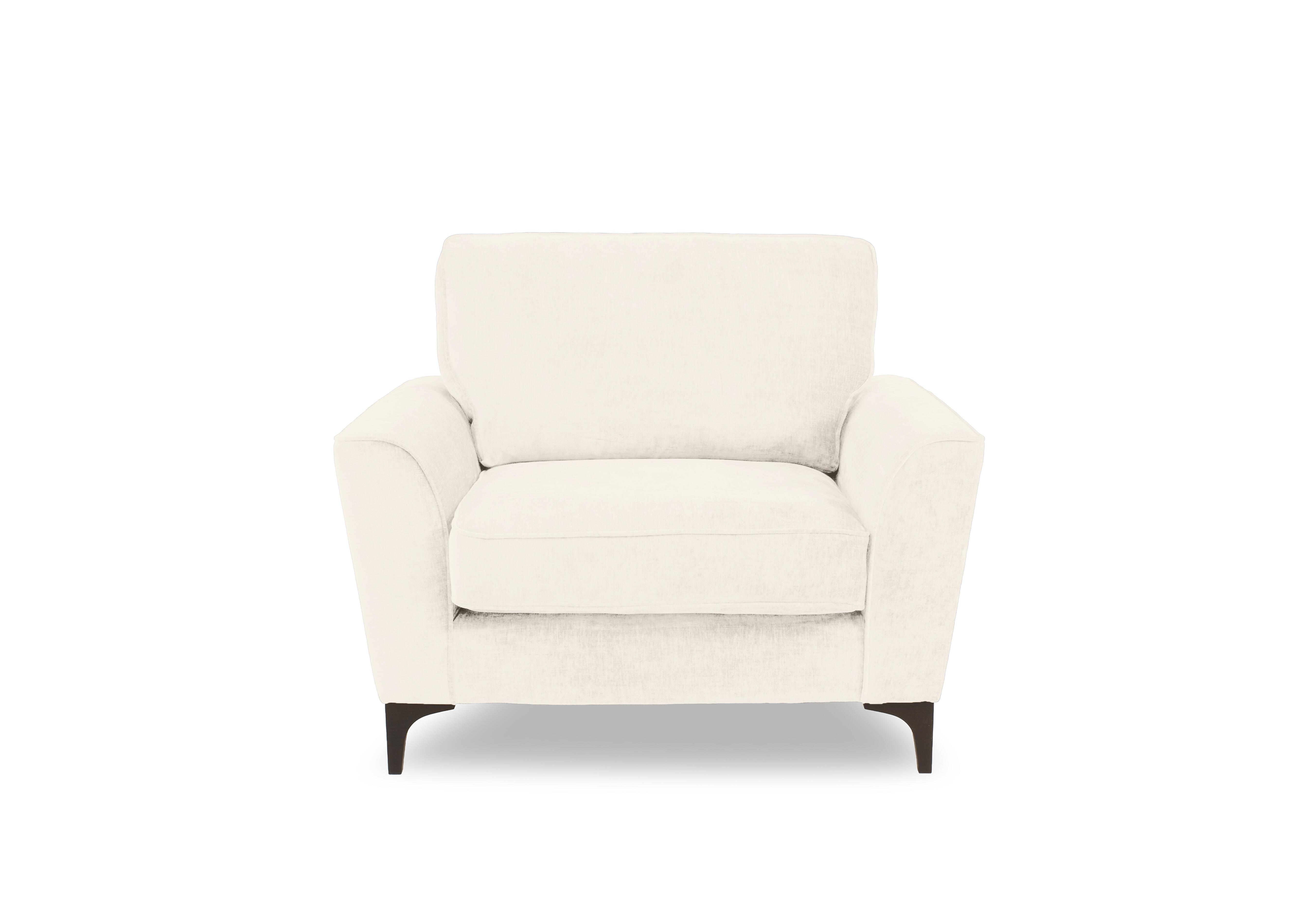 Primrose Snuggler Chair in Dion Coconut Dk Ft on Furniture Village
