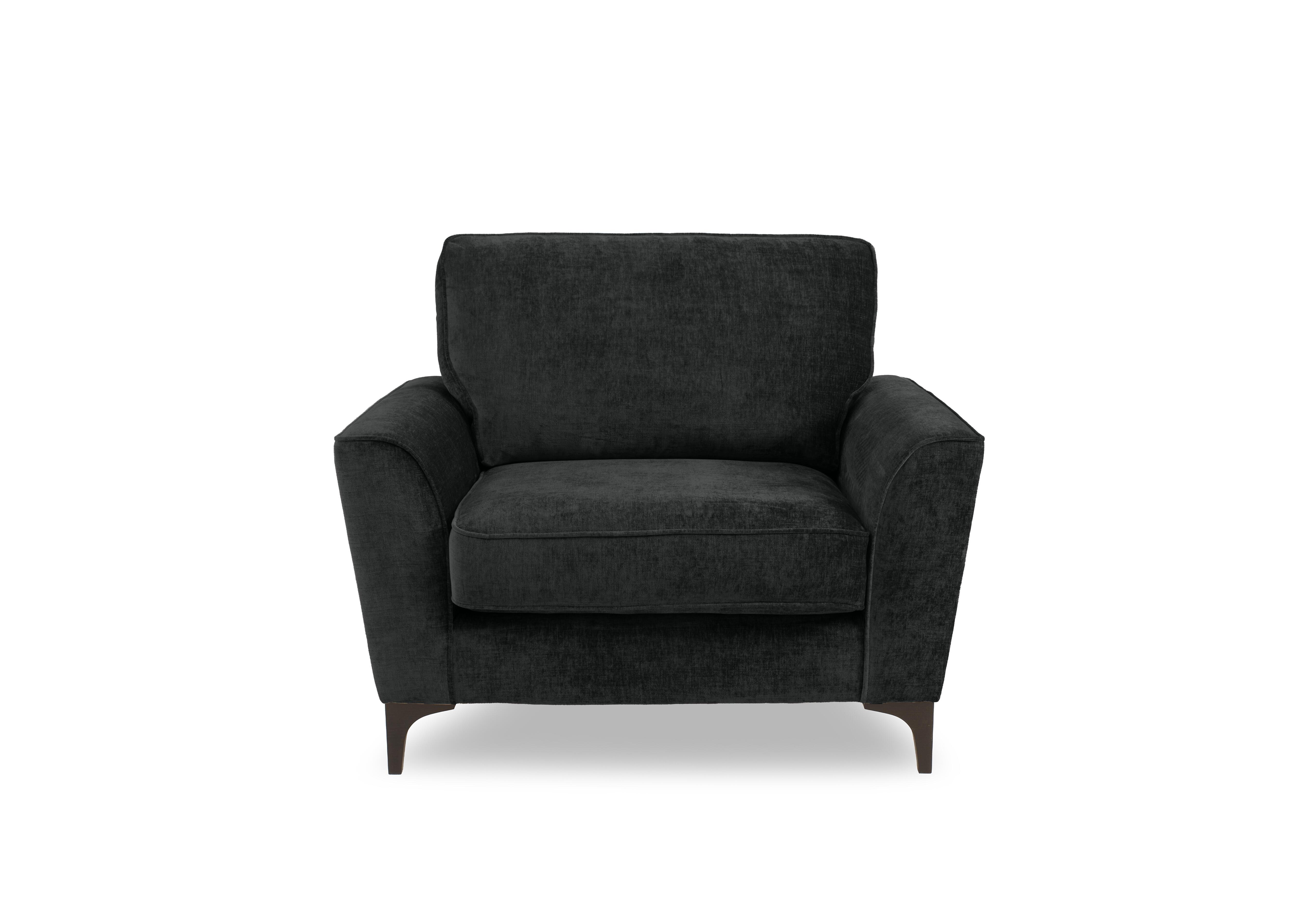 Primrose Snuggler Chair in Dion Monument Dk Ft on Furniture Village