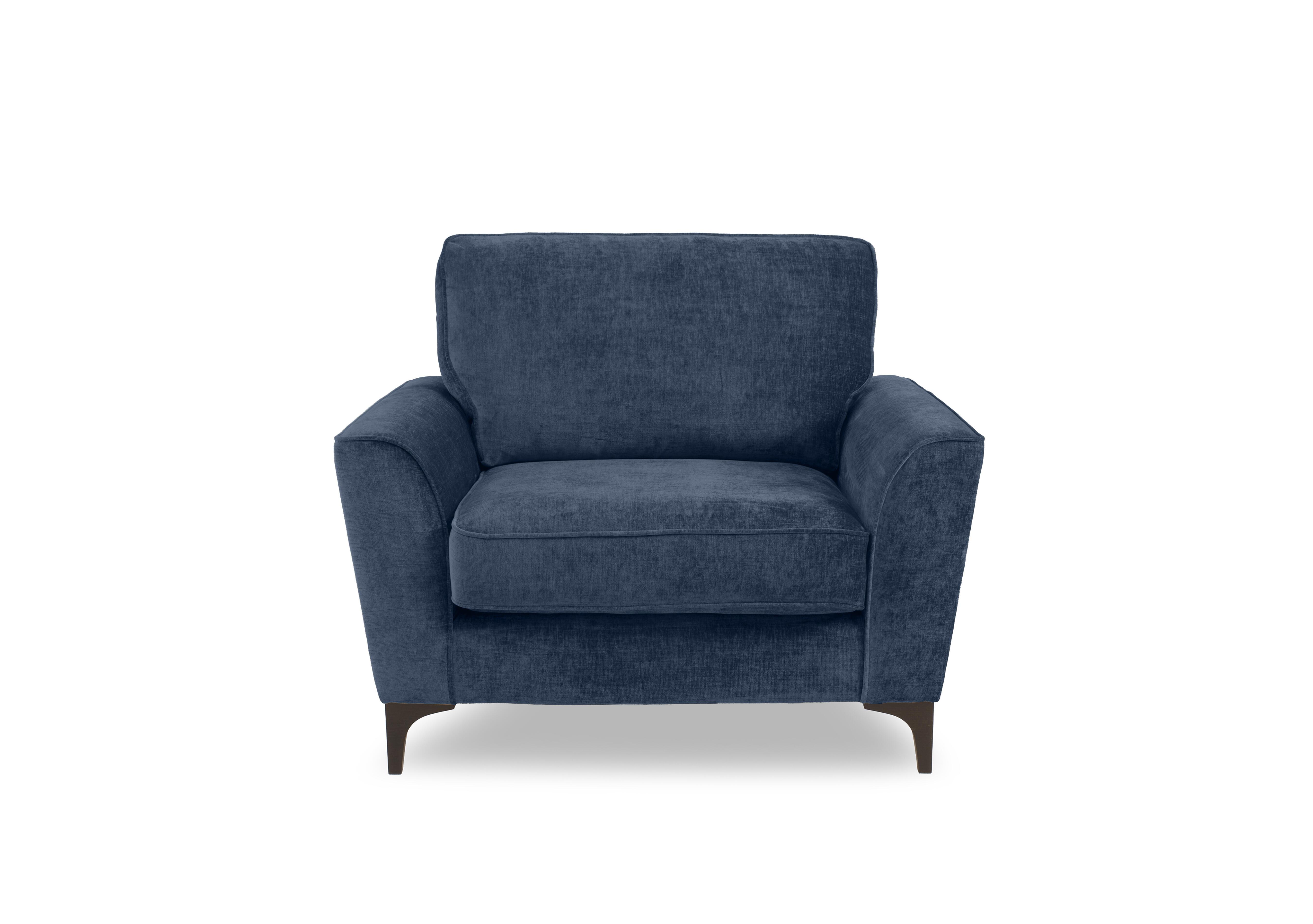 Primrose Snuggler Chair in Dion Oxford Dk Ft on Furniture Village
