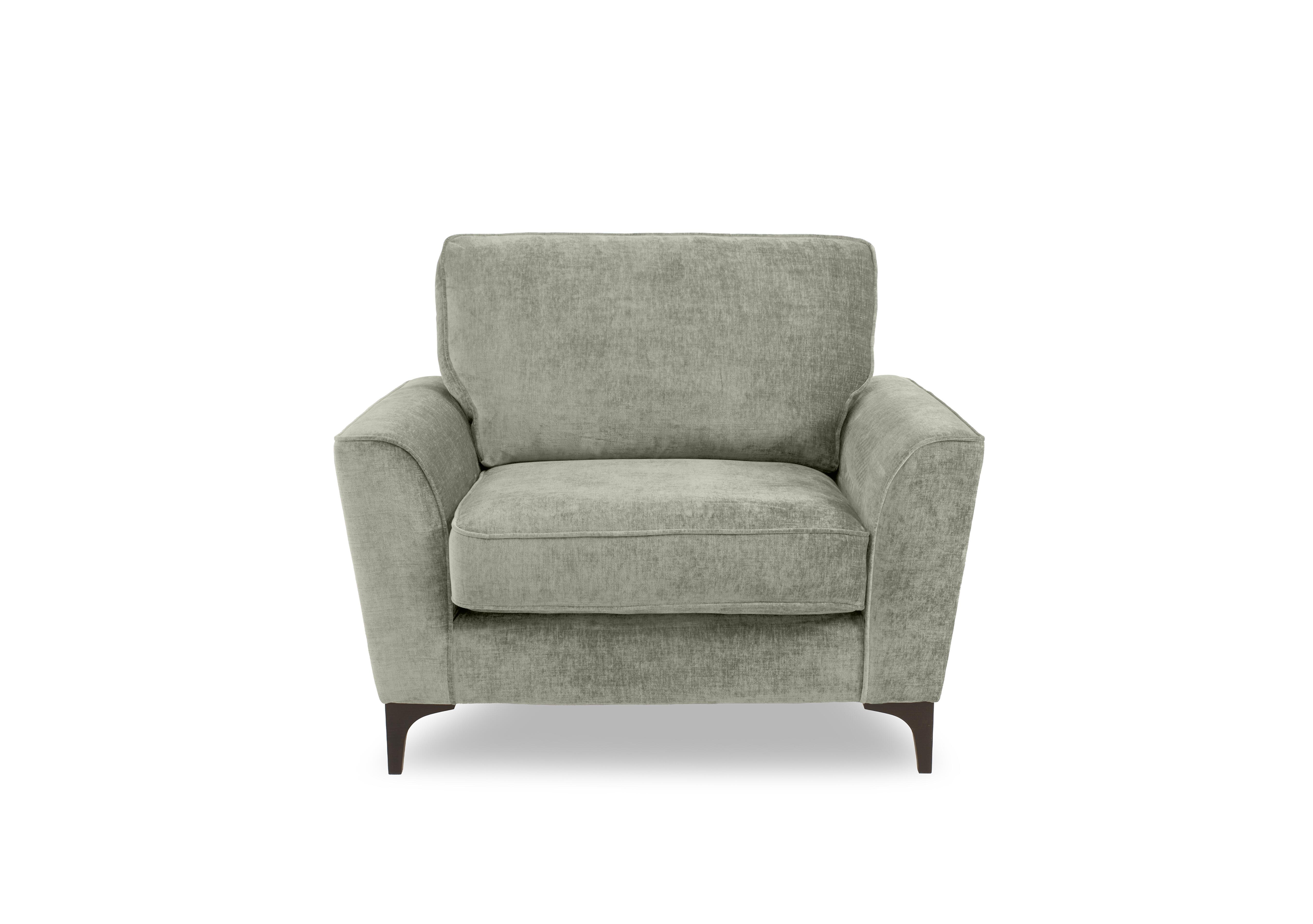 Primrose Snuggler Chair in Dion Sage Dk Ft on Furniture Village