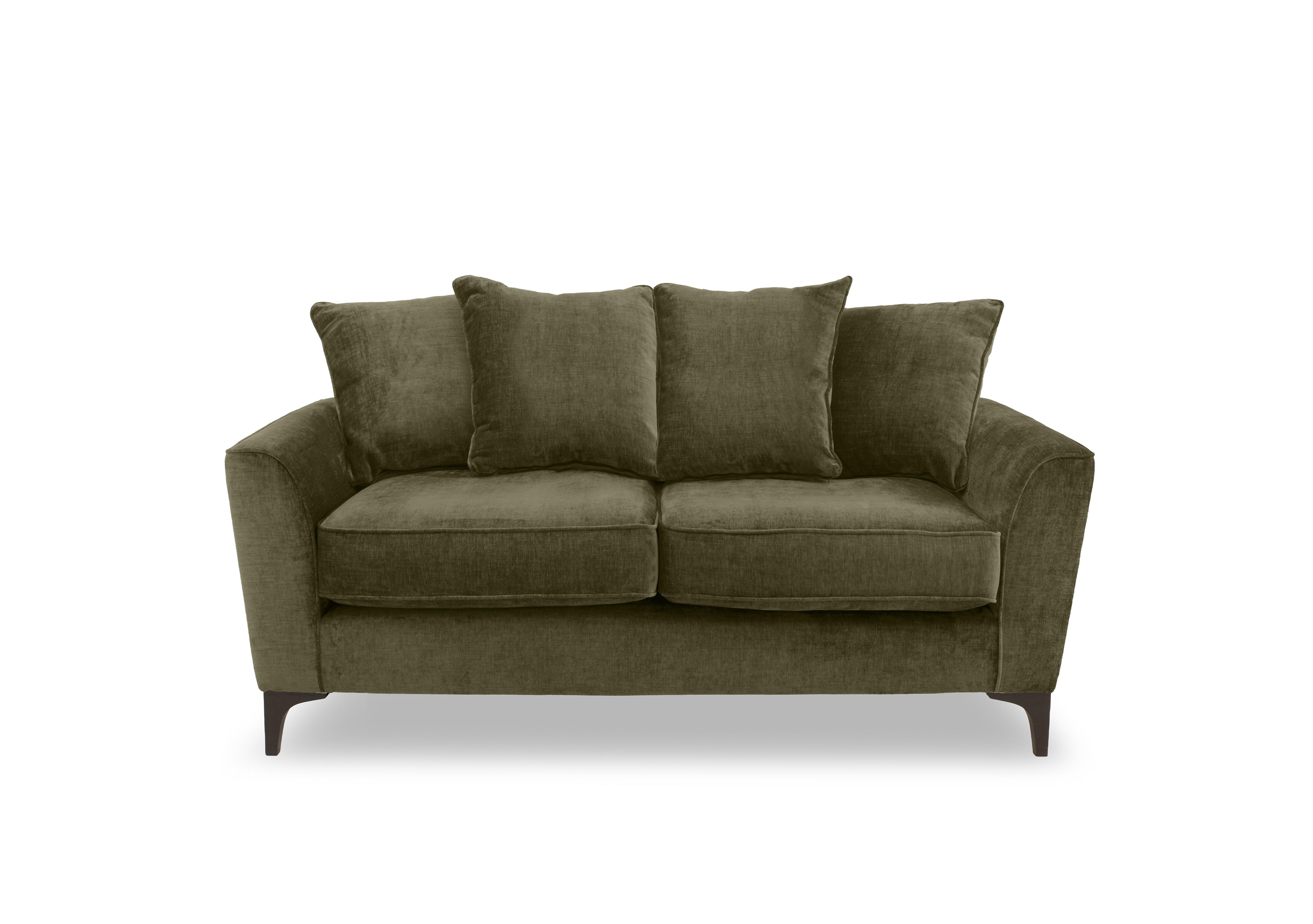 Primrose 2 Seater Scatter Back Sofa in Dion Olive Dk Ft on Furniture Village