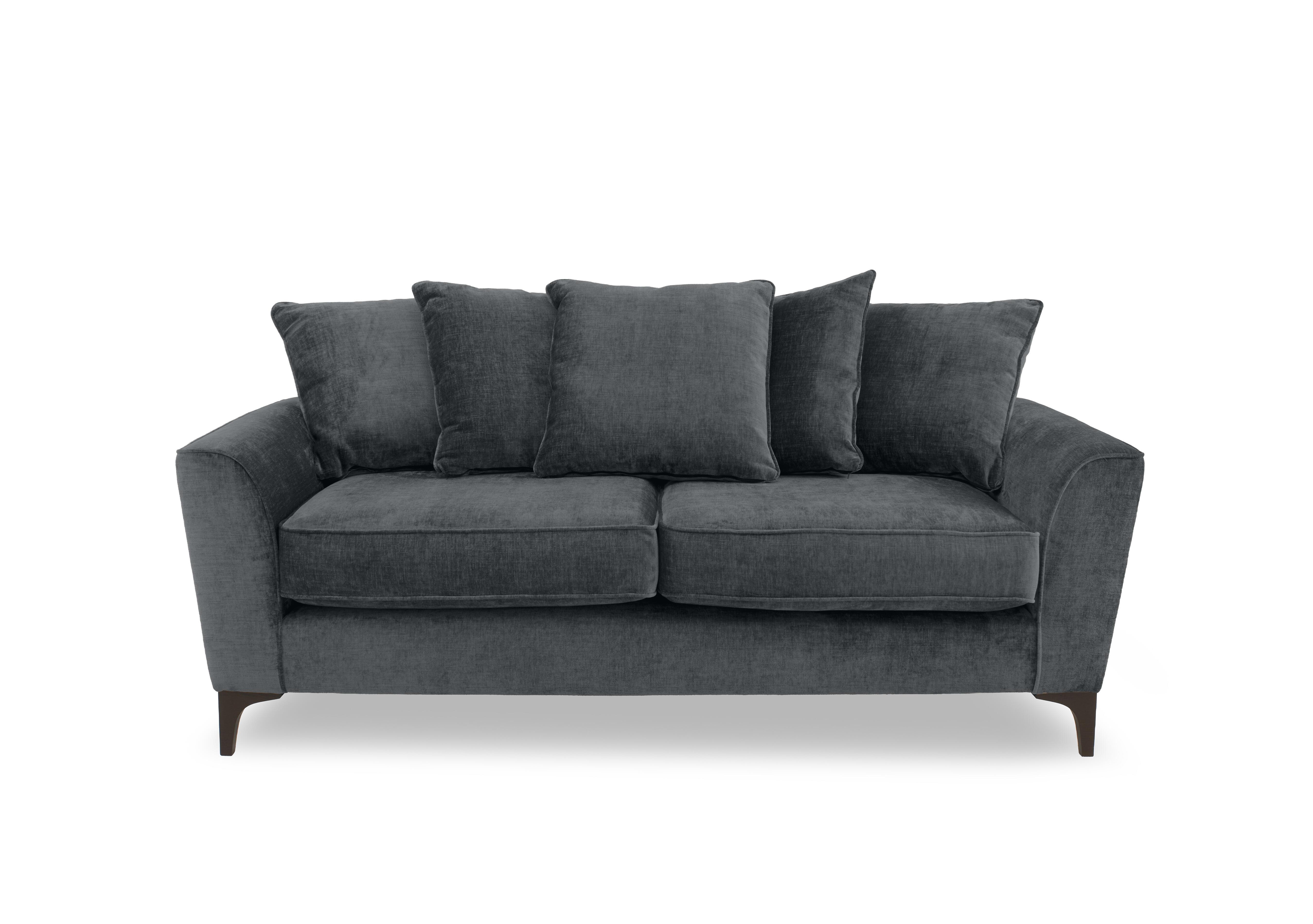 Primrose 3 Seater Scatter Back Sofa in Dion Battleship Dk Ft on Furniture Village