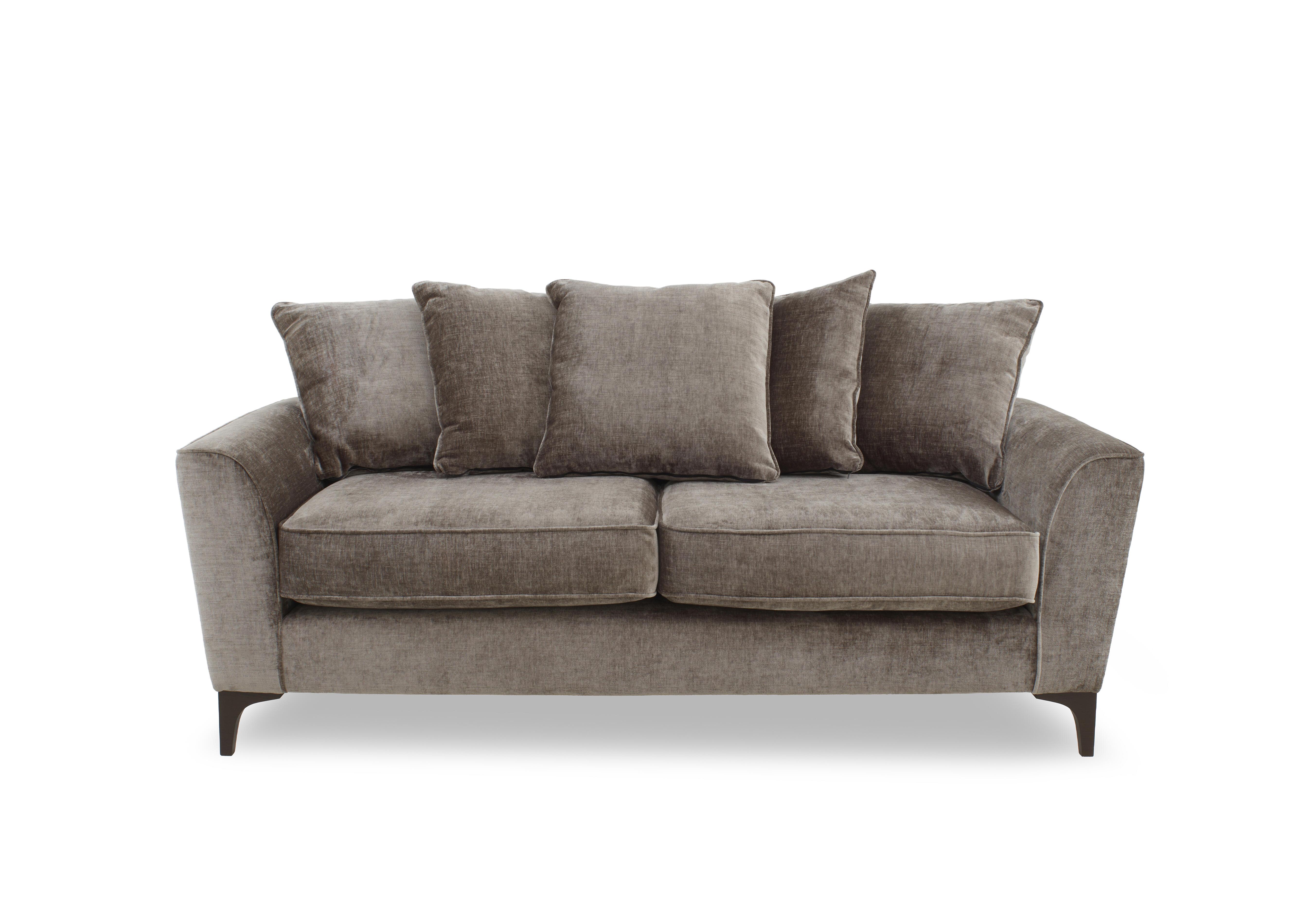 Primrose 3 Seater Scatter Back Sofa in Dion Shadow Dk Ft on Furniture Village