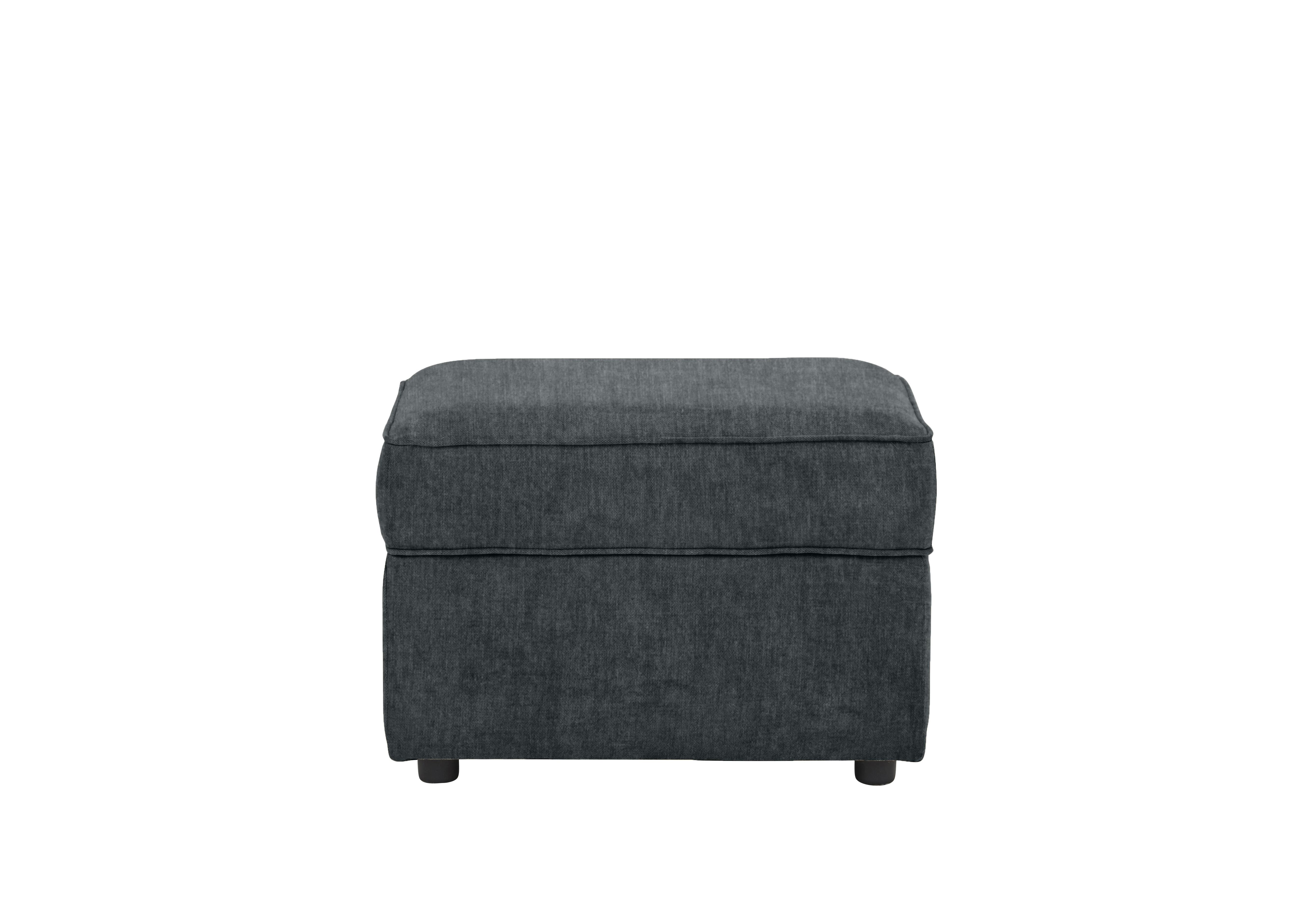 Primrose Storage Footstool in Dion Battleship on Furniture Village