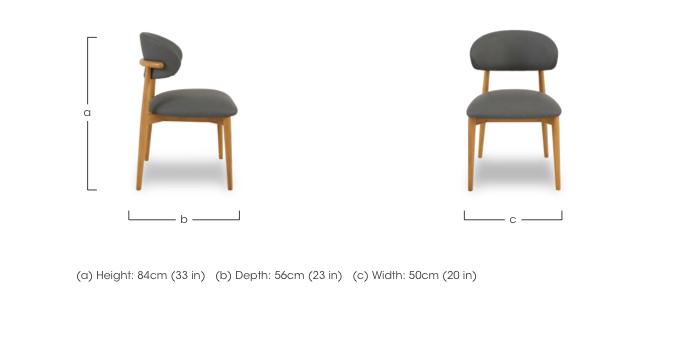 Riga Pair of Wooden Dining Chairs in  on Furniture Village