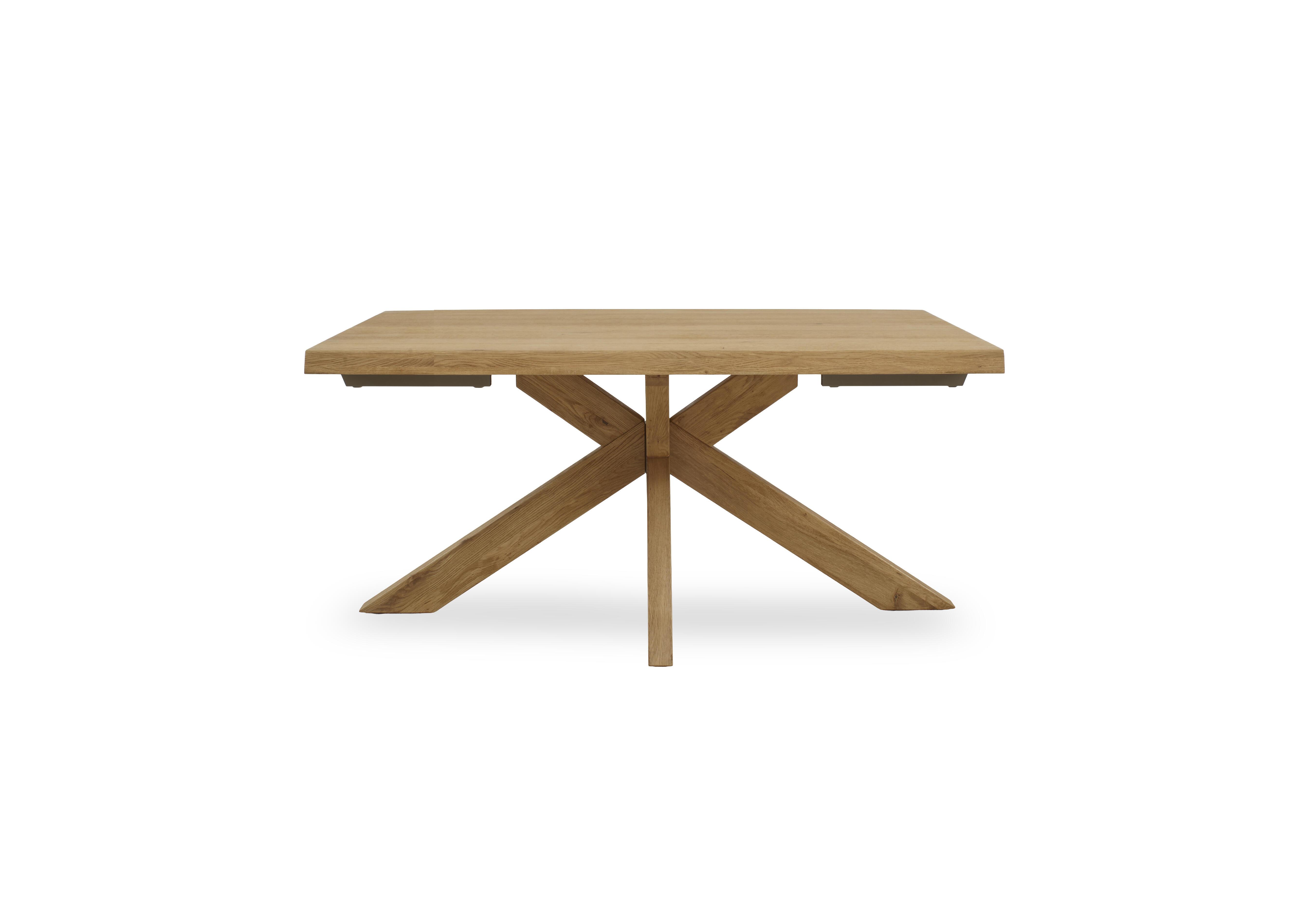 Riga Dining Table with Wooden Star Base in  on Furniture Village
