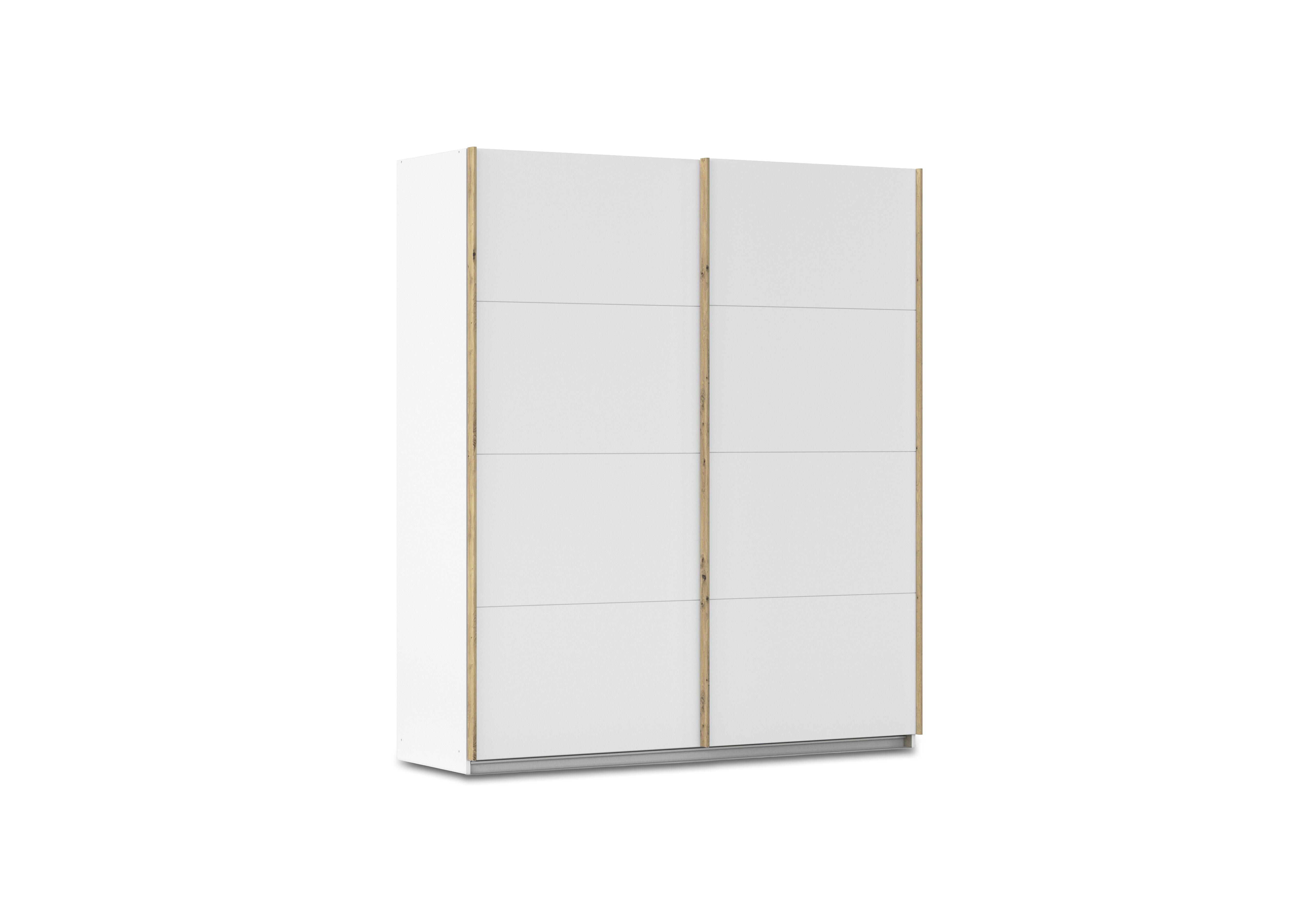 Flavia 181cm 2 Door Decor Sliding Wardrobe in Al772 Alphine White on Furniture Village