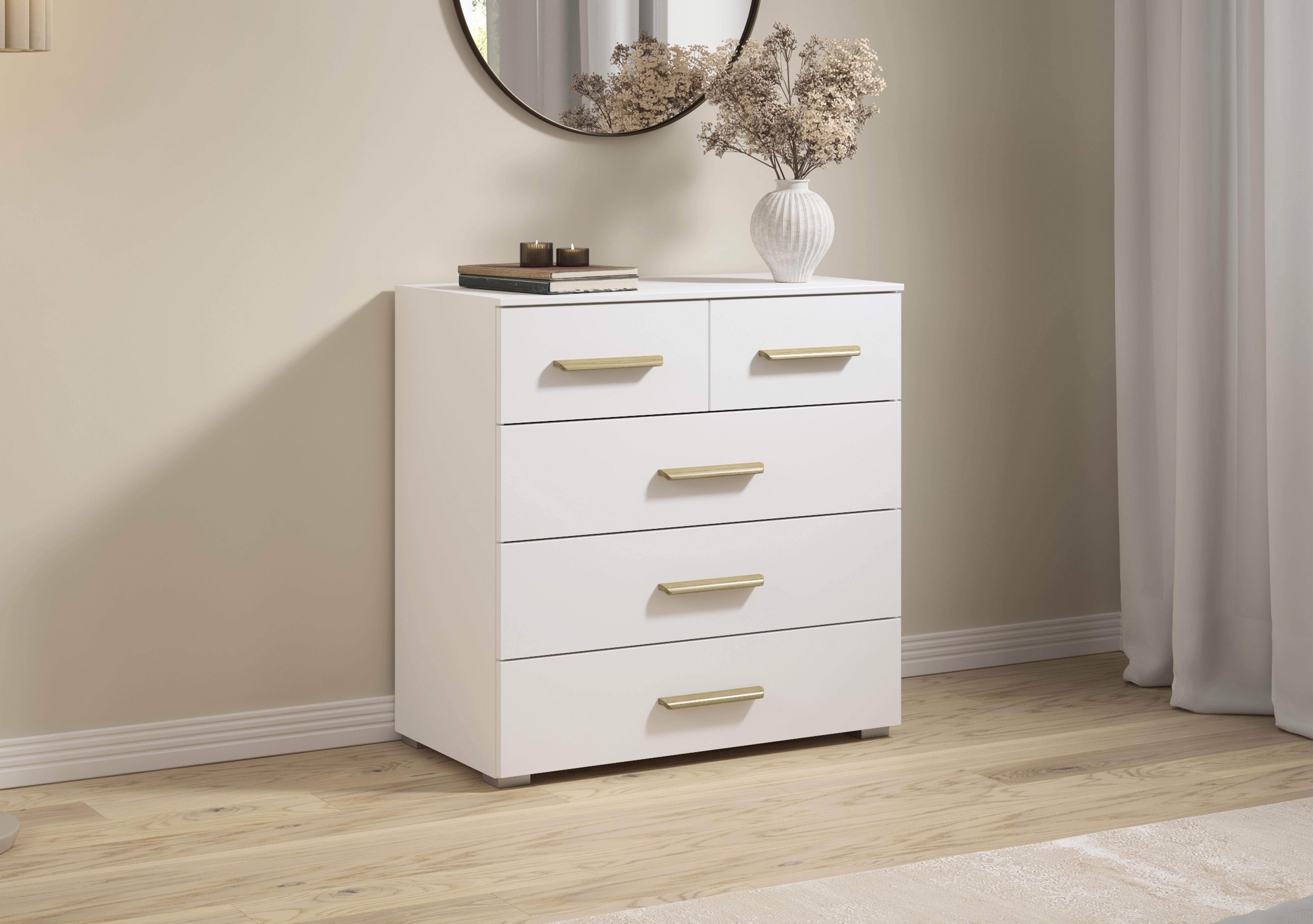Flavia 2+3 Drawer Decor Chest in  on Furniture Village