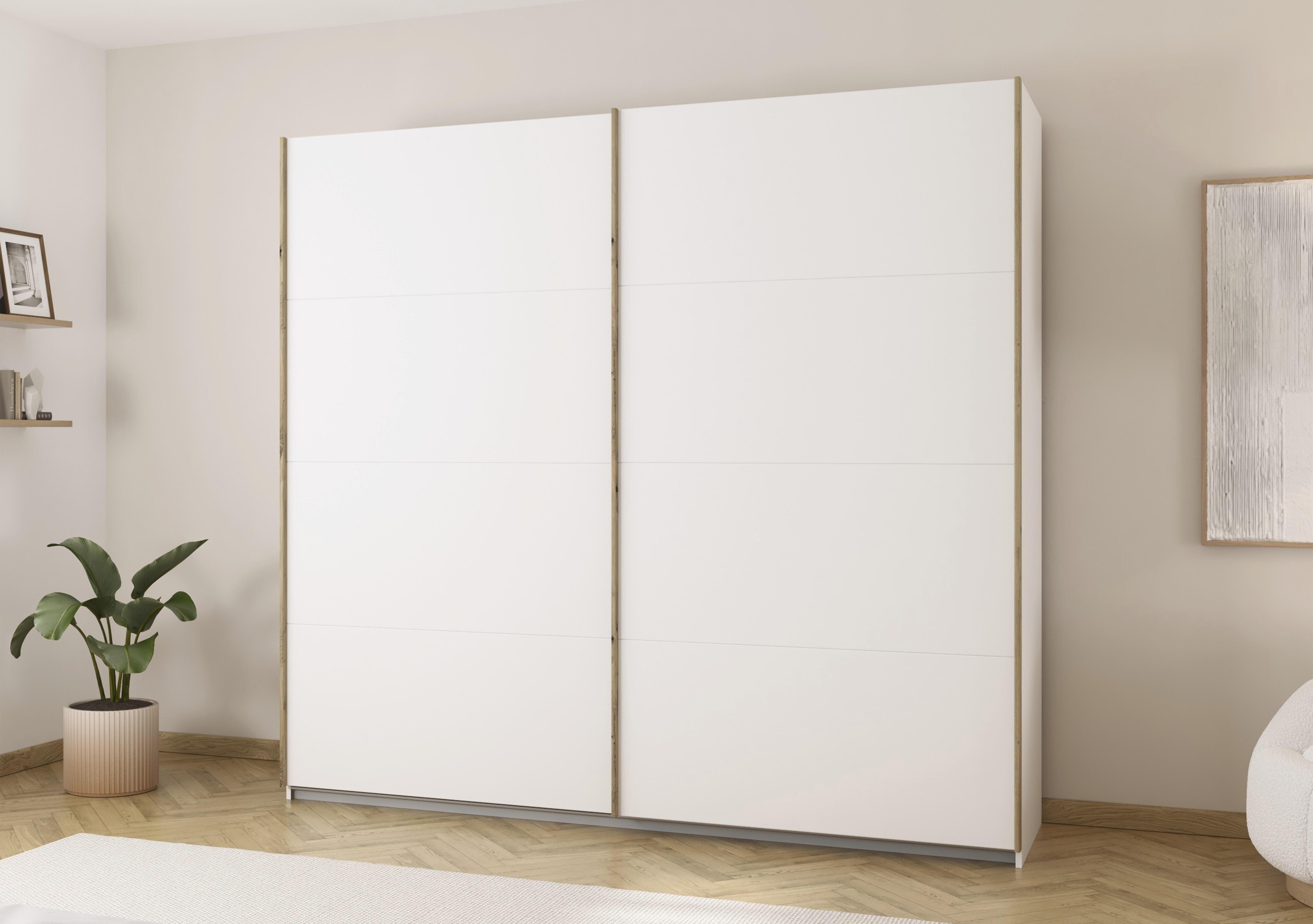Flavia 226cm 2 Door Decor Sliding Wardrobe in  on Furniture Village