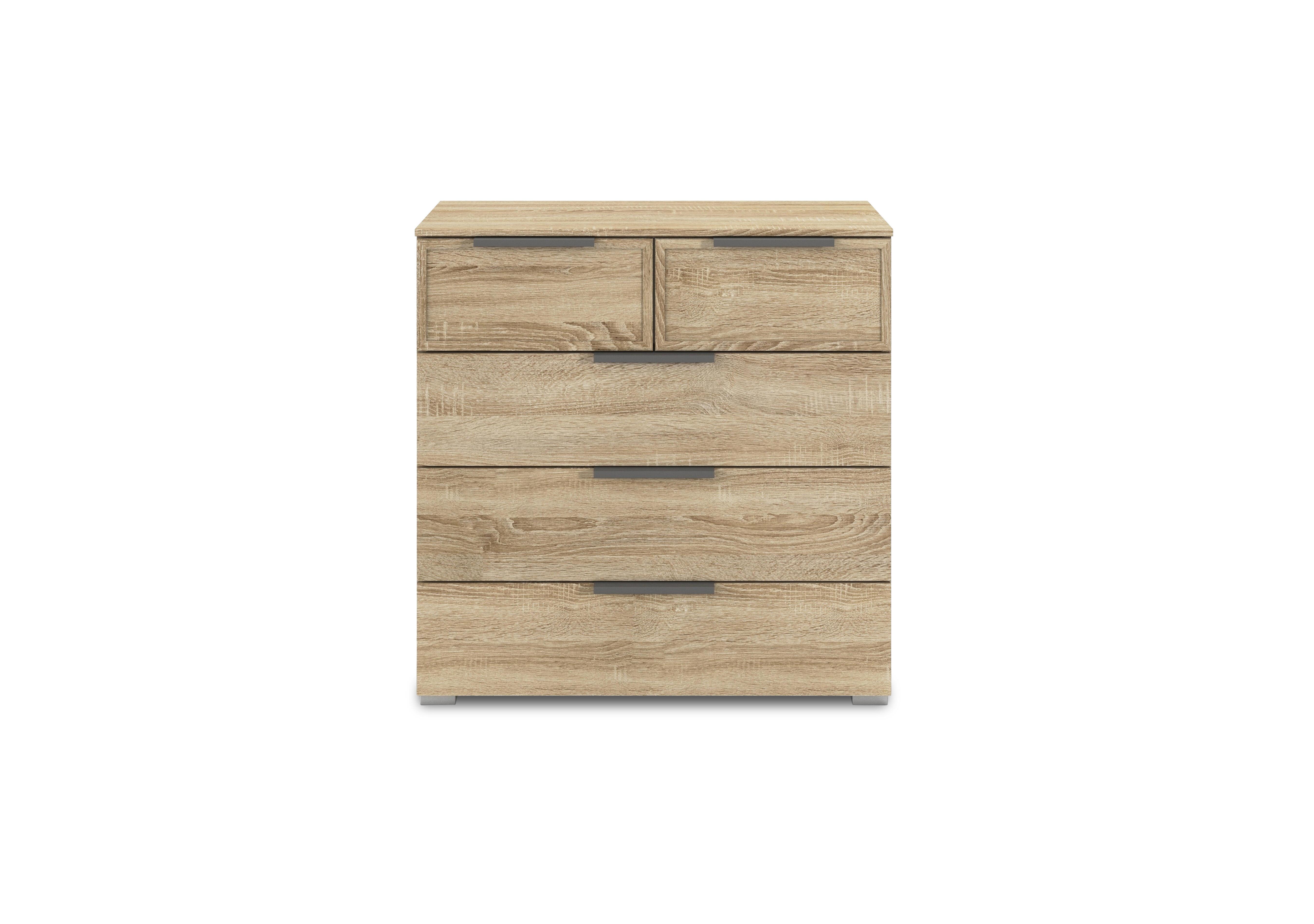 Cadre 2+3 Drawer Chest in Al759 Sonoma Oak on Furniture Village