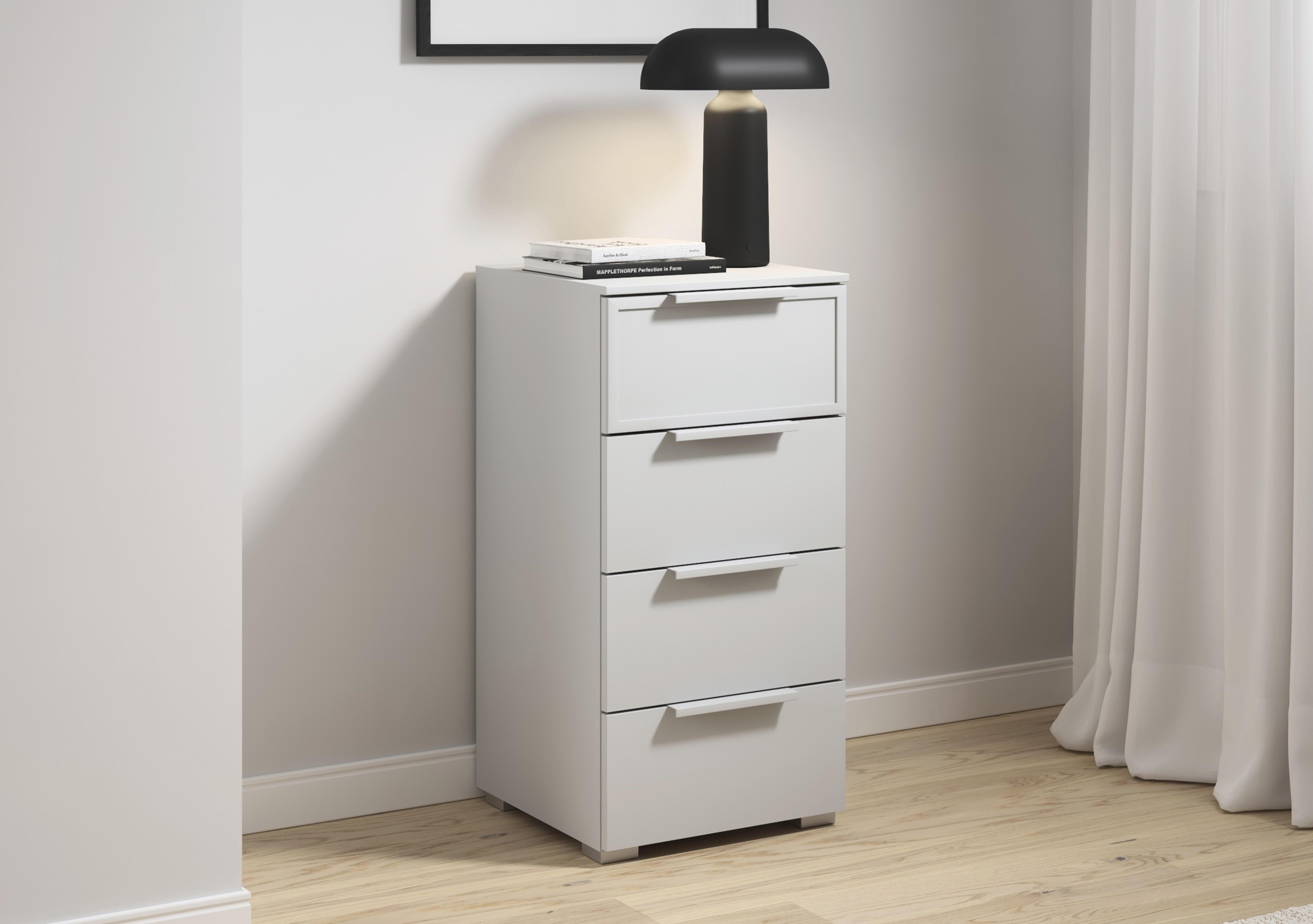 Cadre 4 Drawer Narrow Chest in  on Furniture Village