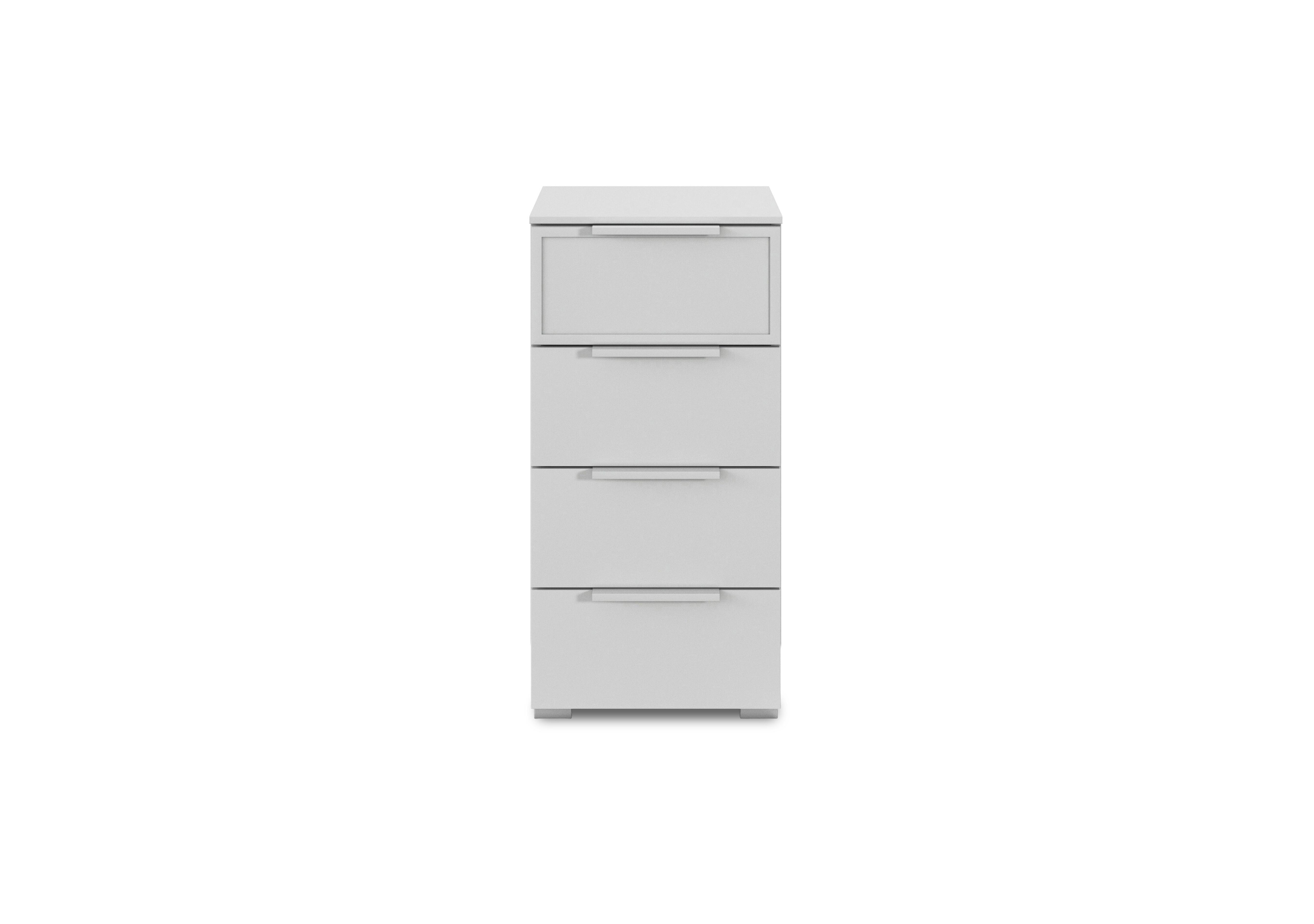 Cadre 4 Drawer Narrow Chest in Al758  Silk Grey on Furniture Village
