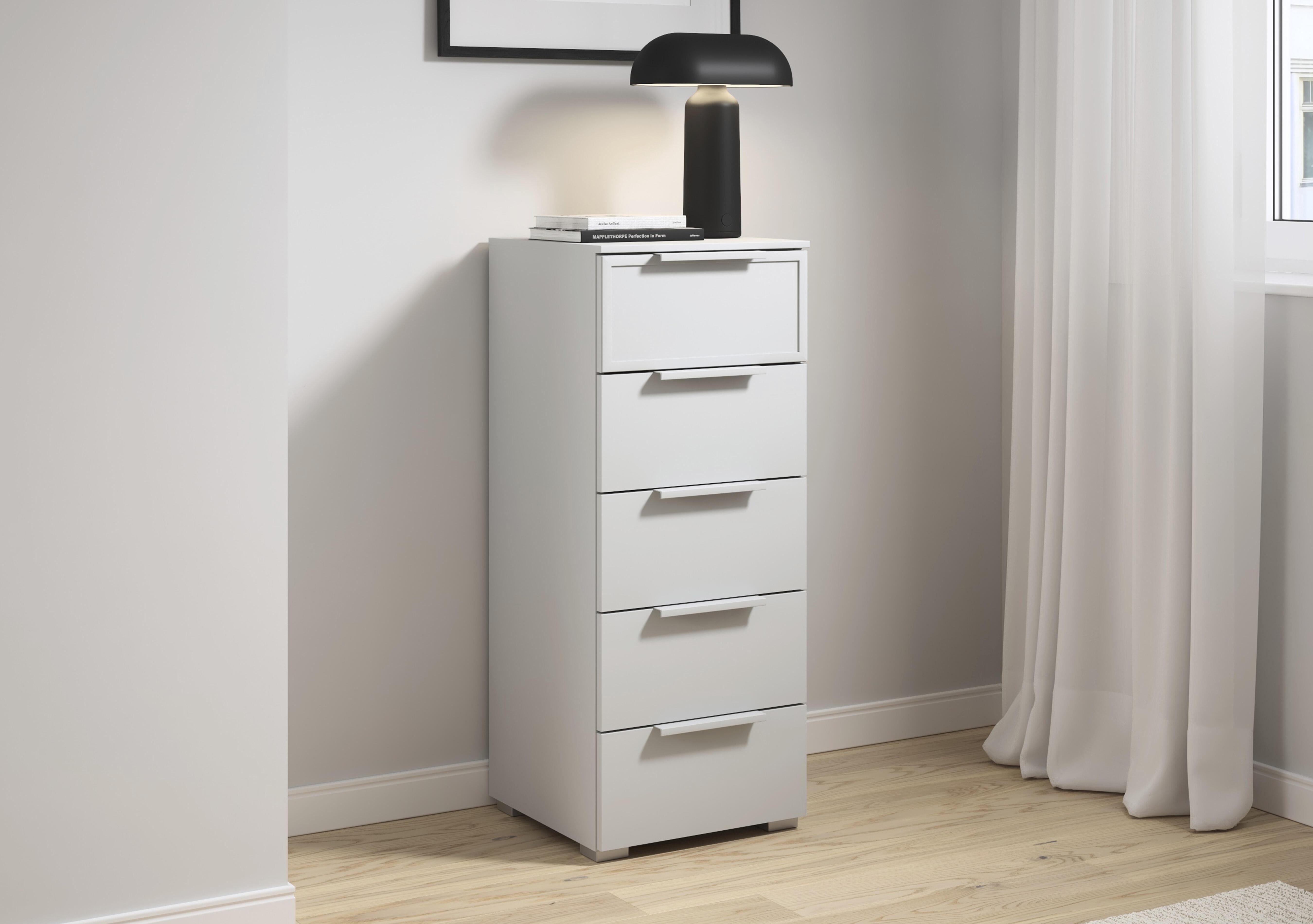 Cadre 5 Drawer Tall Chest in  on Furniture Village
