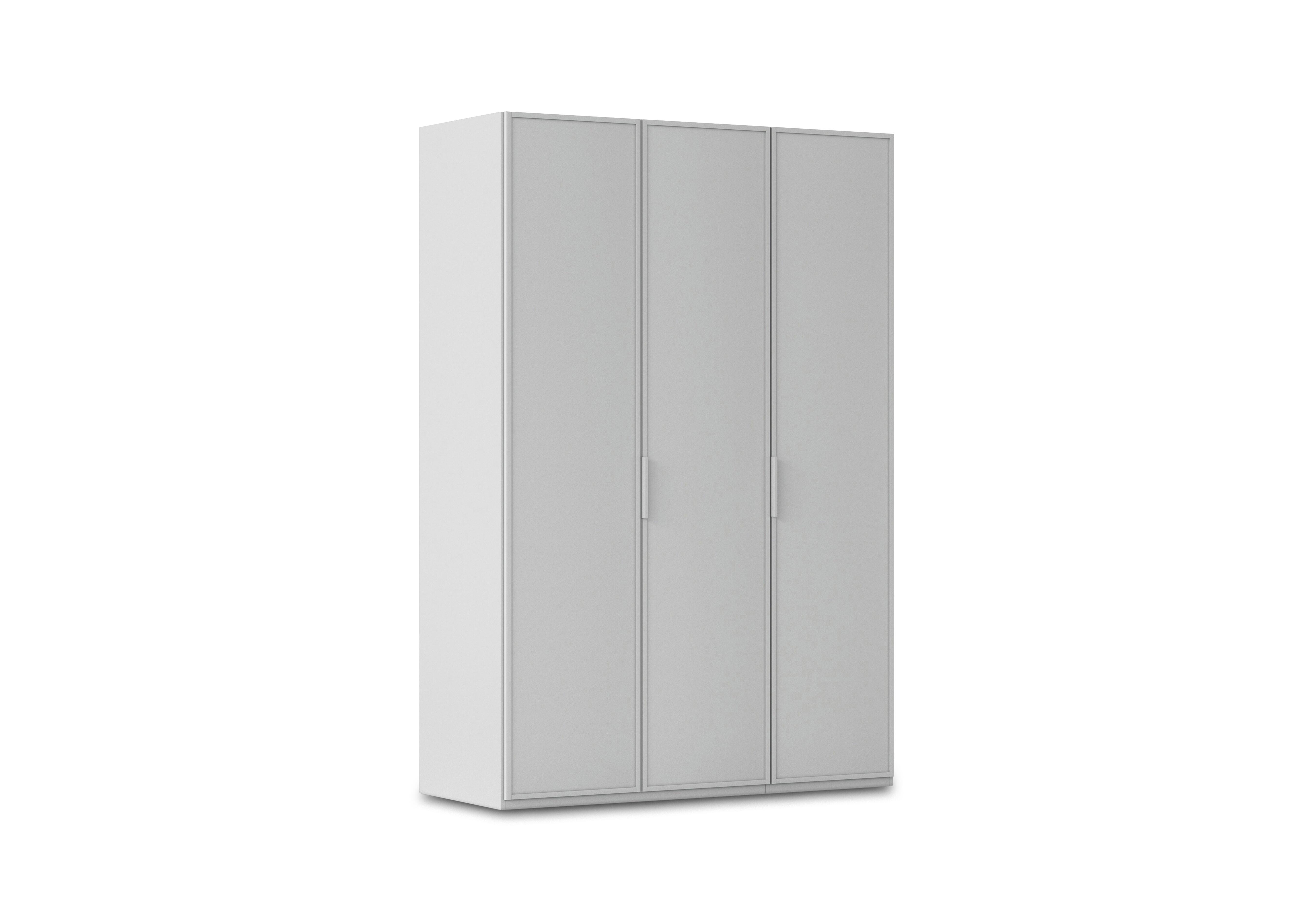 Cadre 151cm 3 Door Hinged Wardrobe in Al758  Silk Grey on Furniture Village