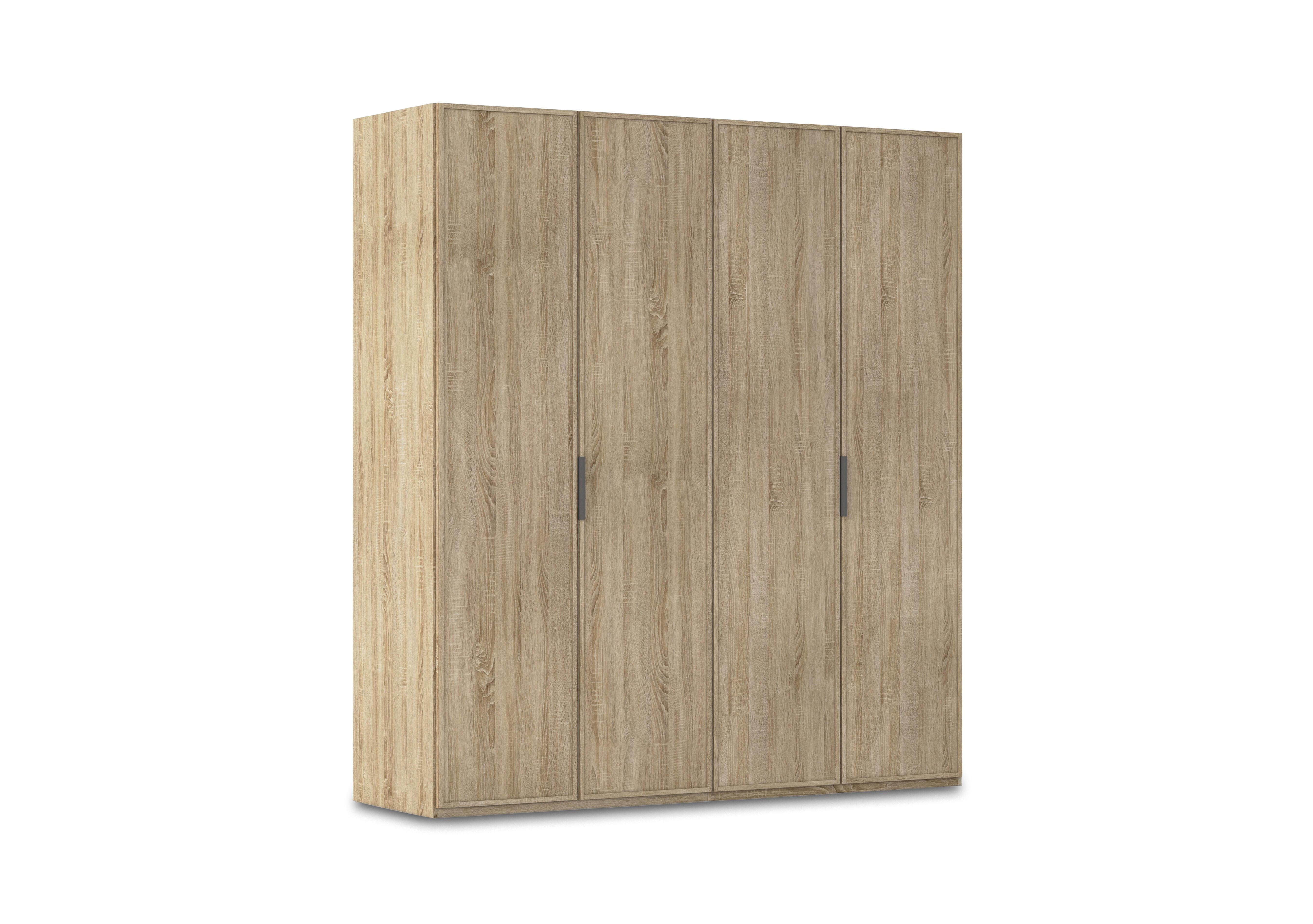 Cadre 201cm 4 Door Hinged Wardrobe in Al759 Sonoma Oak on Furniture Village