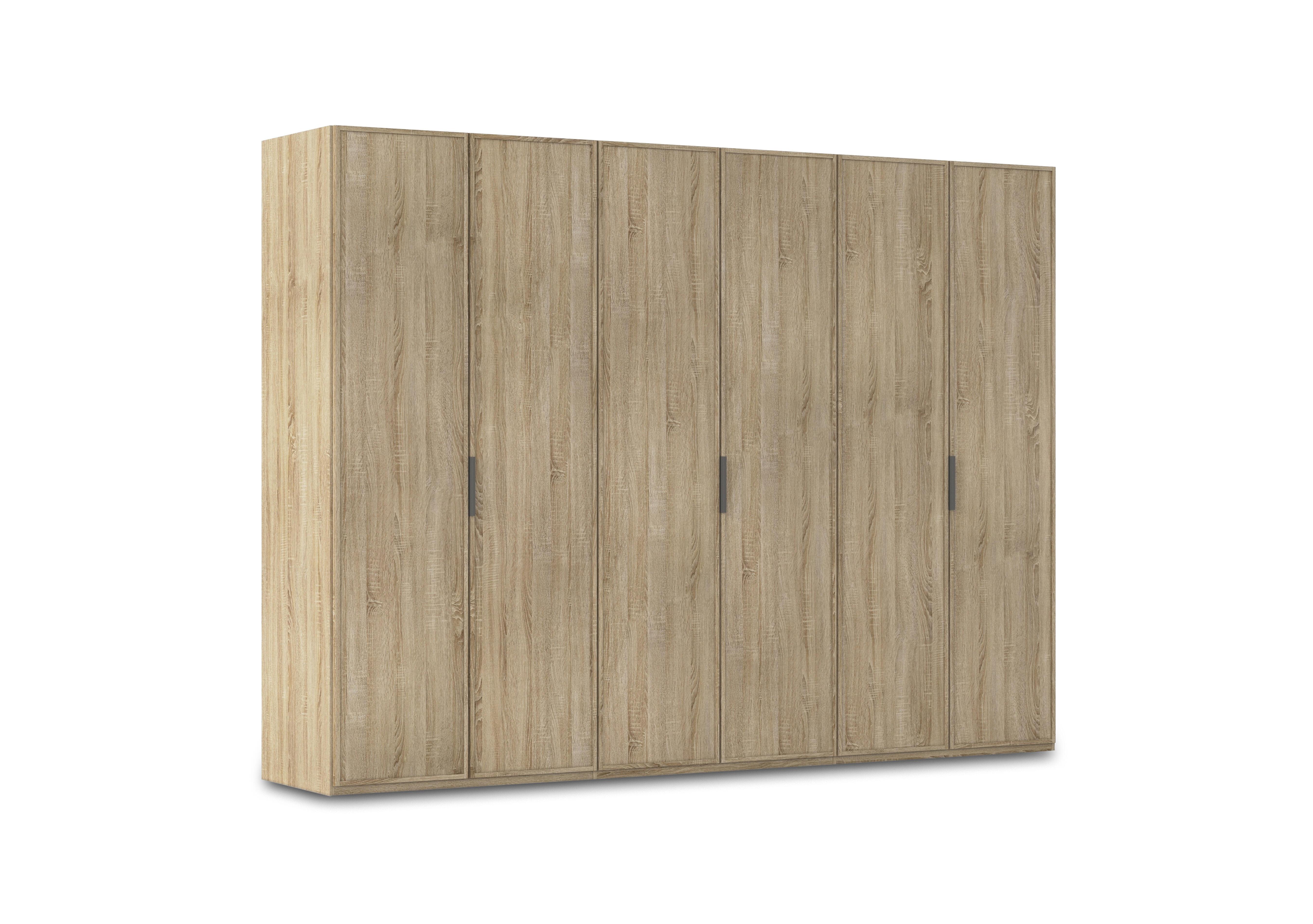 Cadre 301cm 6 Door Hinged Wardrobe in Al759 Sonoma Oak on Furniture Village
