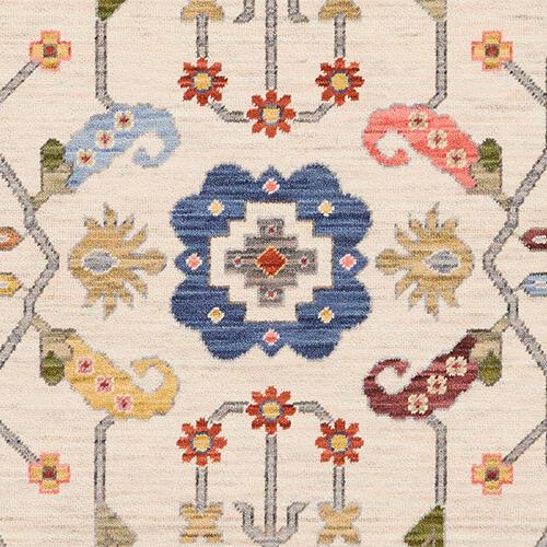 Kalina Rug in Silver - Multi on Furniture Village