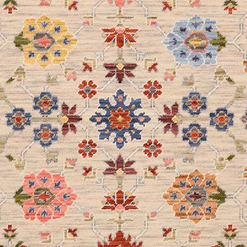 Nahla Rug in Stone - Multi on Furniture Village