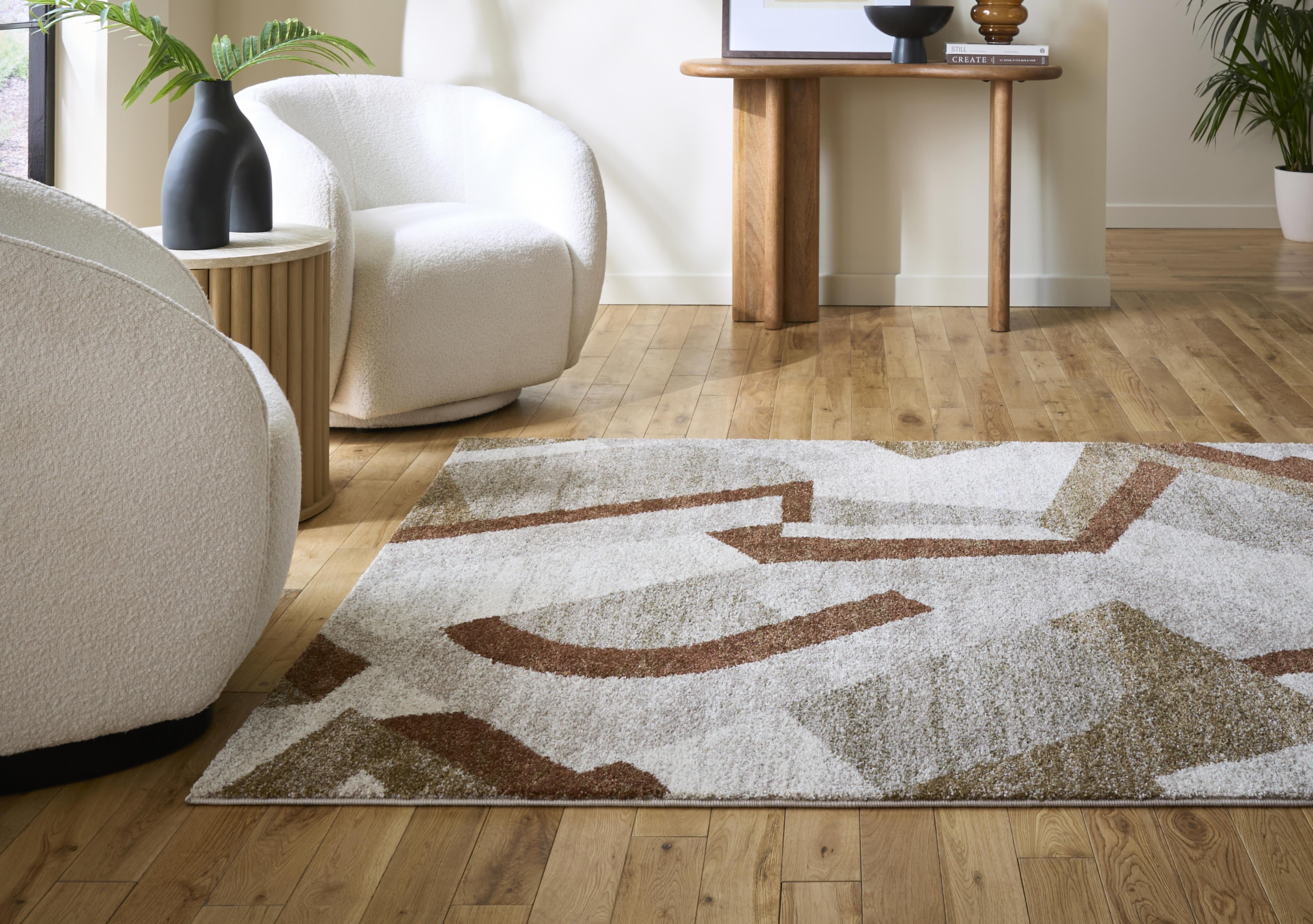 Nola Curvilinear Rug in  on Furniture Village