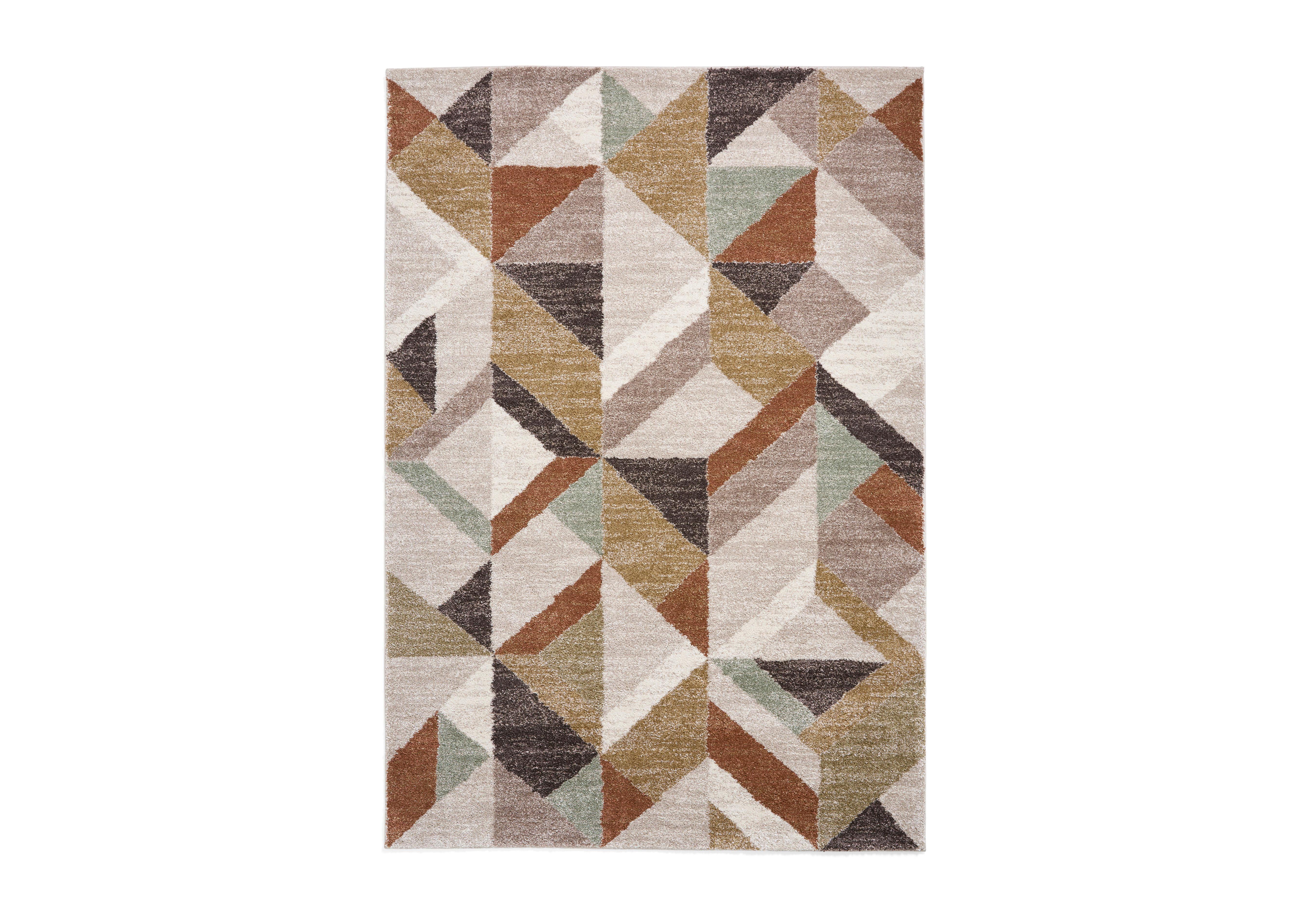 Nola Geo Rug in  on Furniture Village