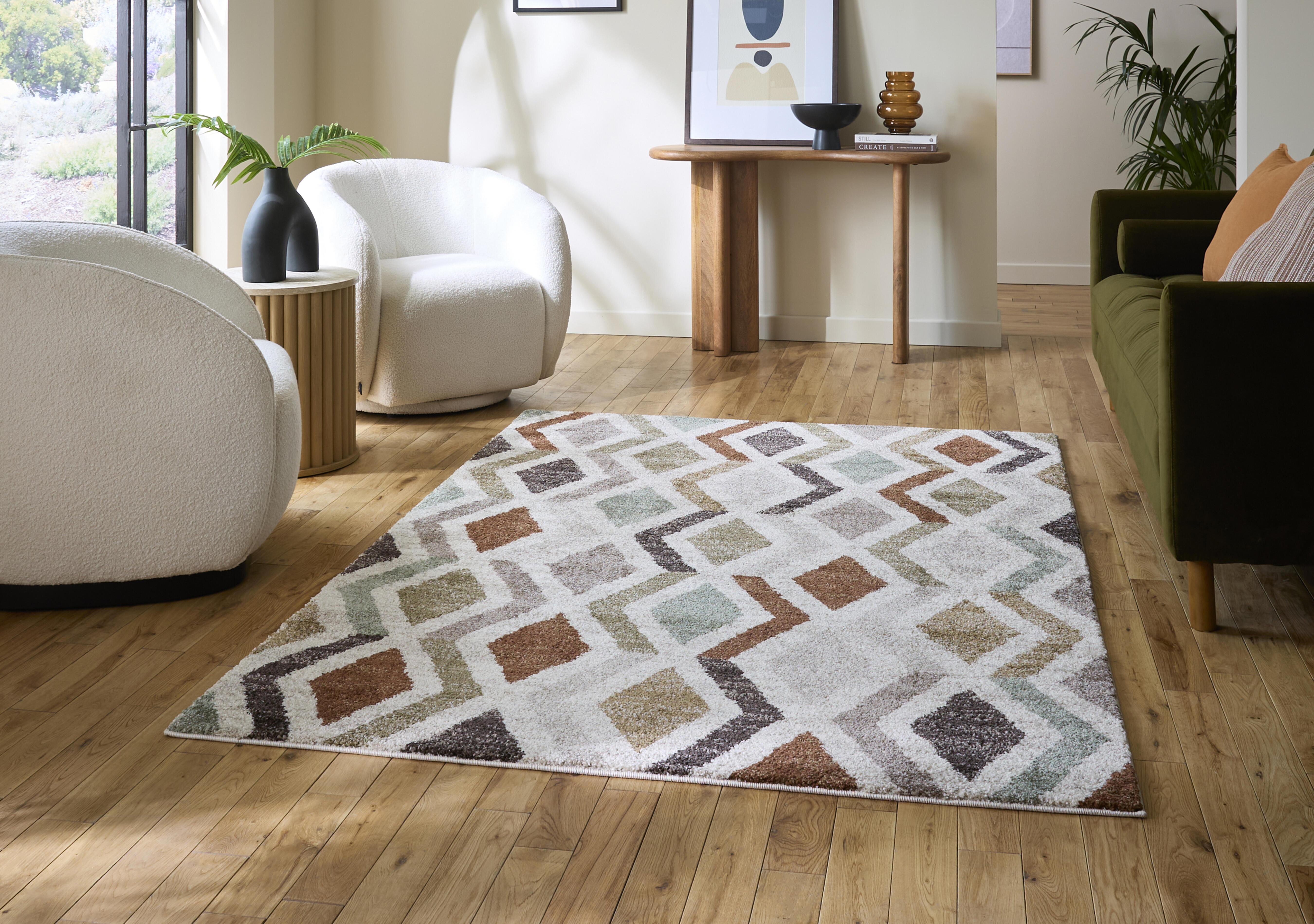 Nola Lattice Rug in  on Furniture Village