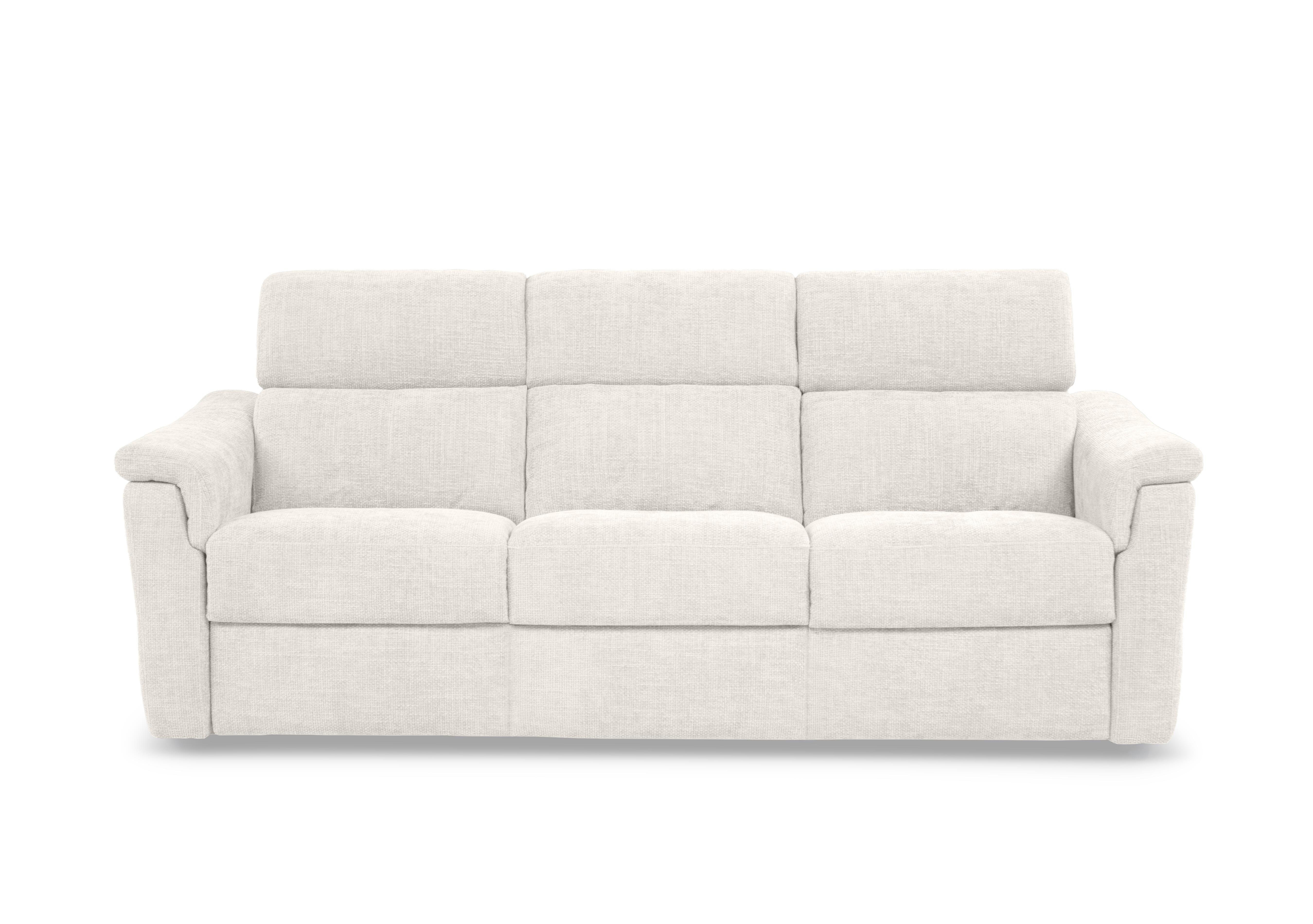 Bella 3 Seater 3 Cushion Fabric Sofa in Baobab Bianco 500 on Furniture Village