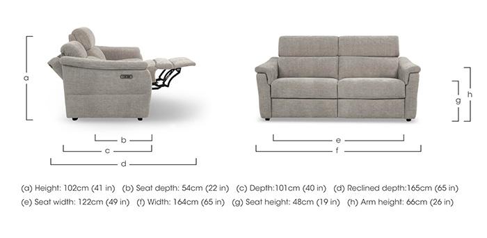 Bella 2 Seater Fabric Sofa in  on Furniture Village