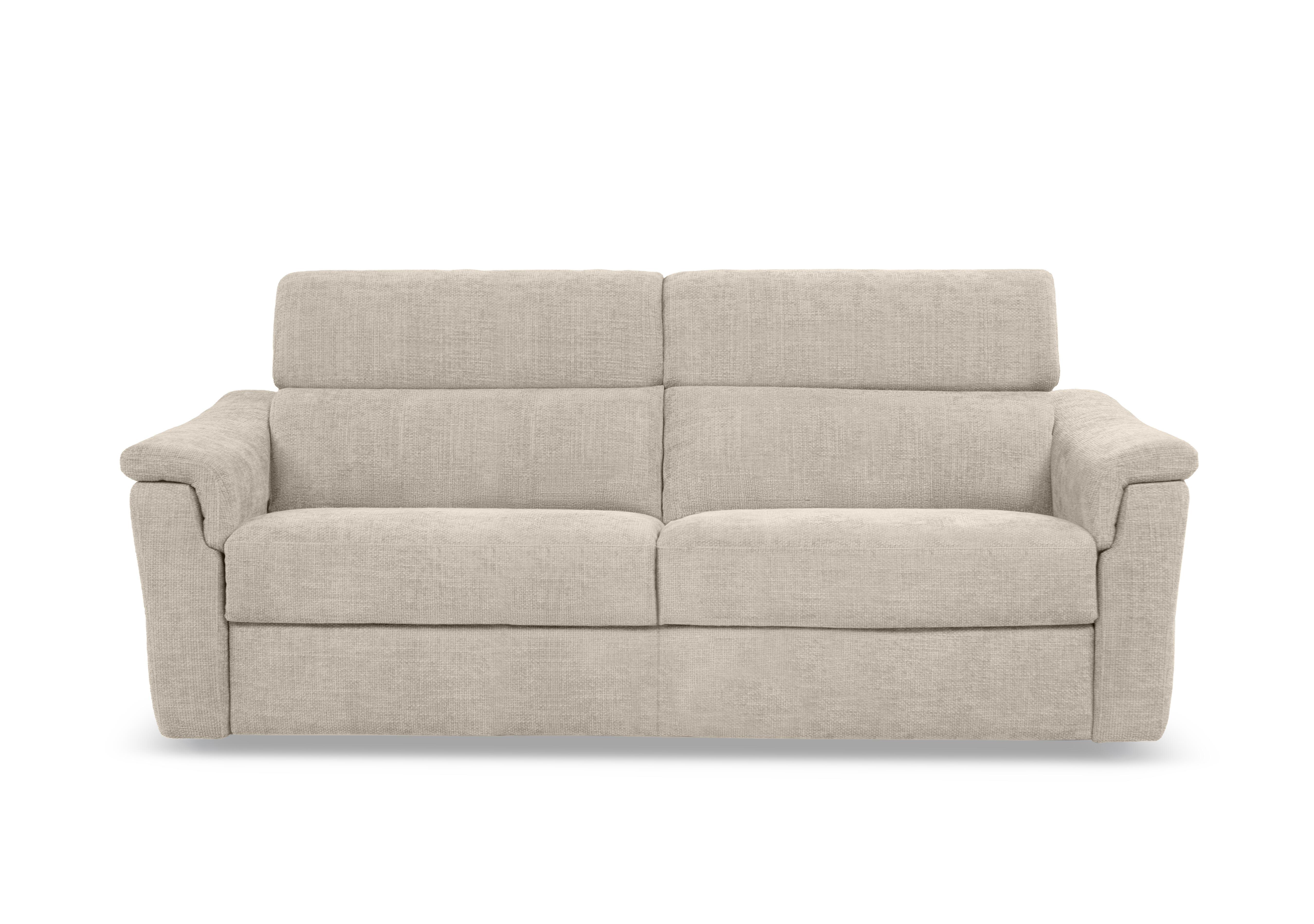 Bella 3 Seater Fabric Sofa in Baobab Beige 504 on Furniture Village