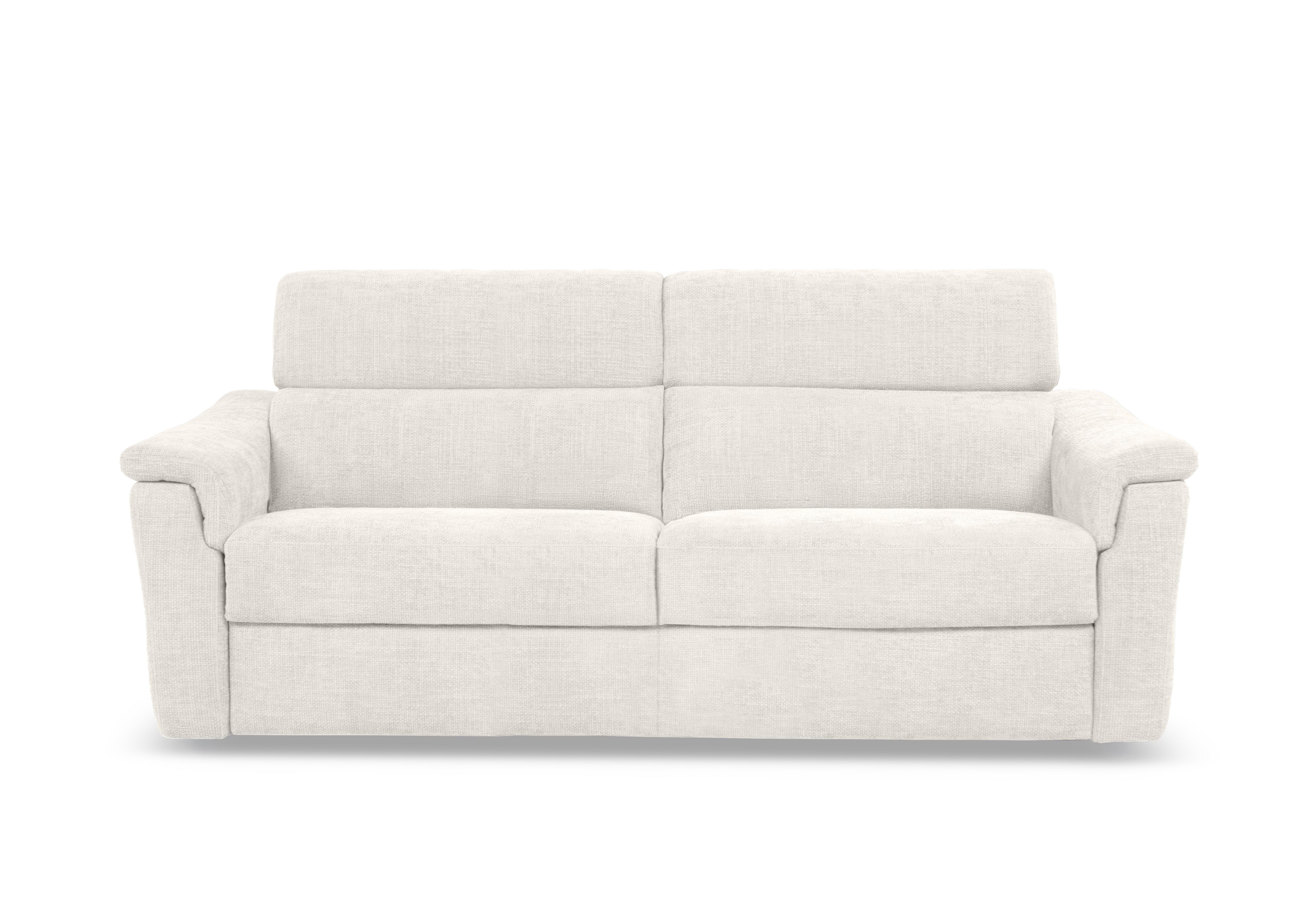 Bella 3 Seater Fabric Sofa in Baobab Bianco 500 on Furniture Village