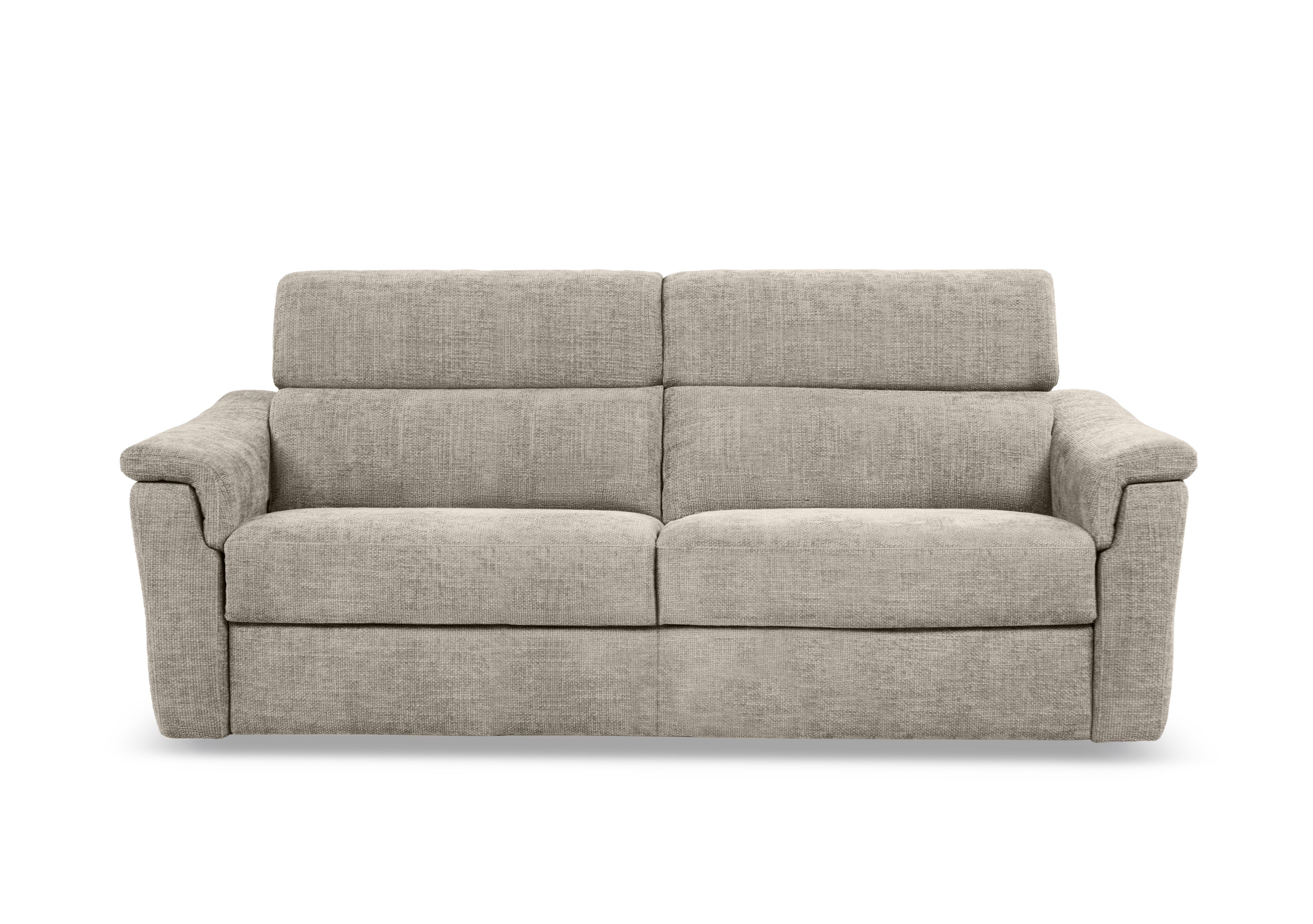 Bella 3 Seater Fabric Sofa in Zoia Beige 9020 on Furniture Village