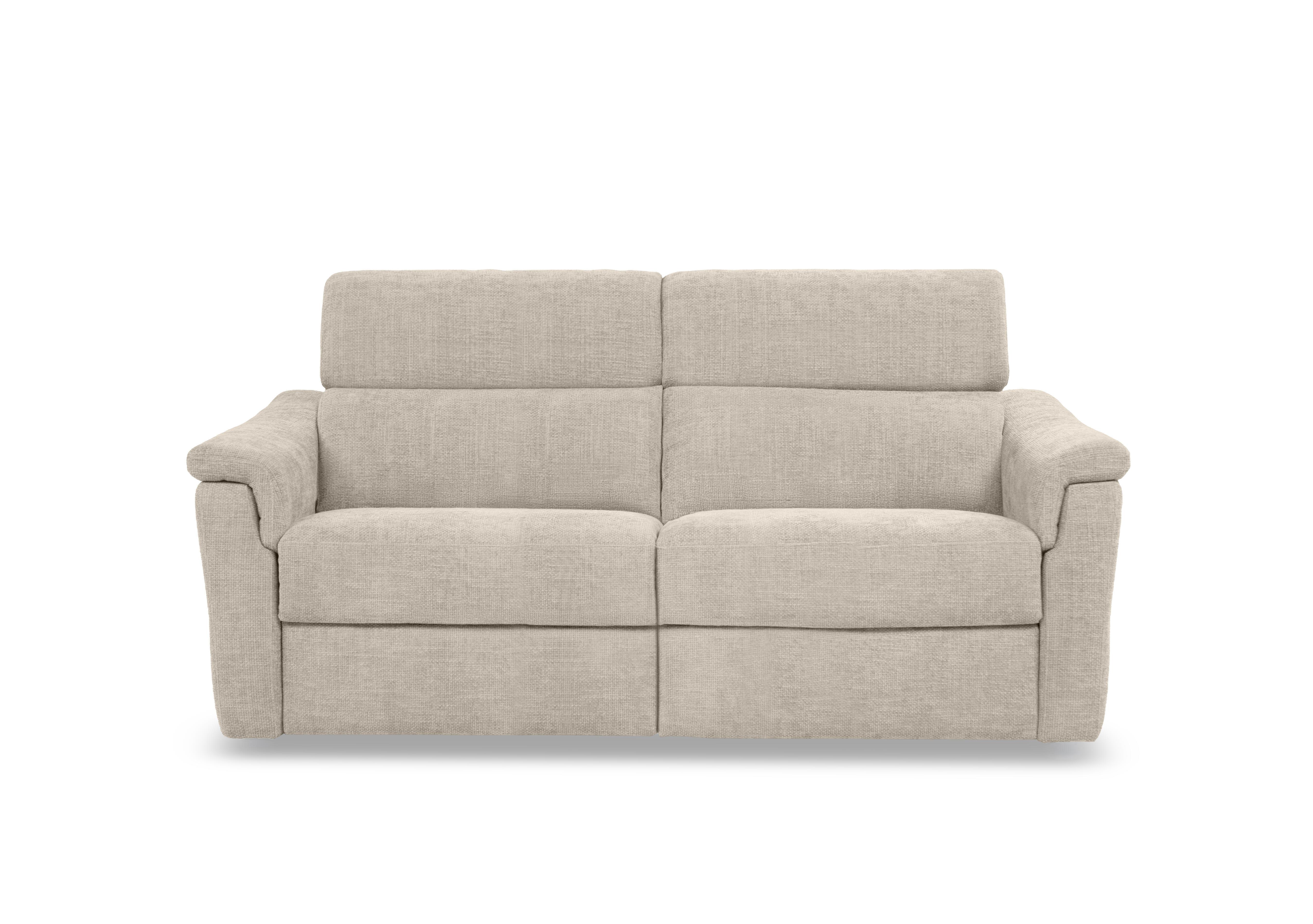Bella 2 Seater Fabric Power Recliner Sofa with Power Headrests and Power Lumbar in Baobab Beige 504 on Furniture Village