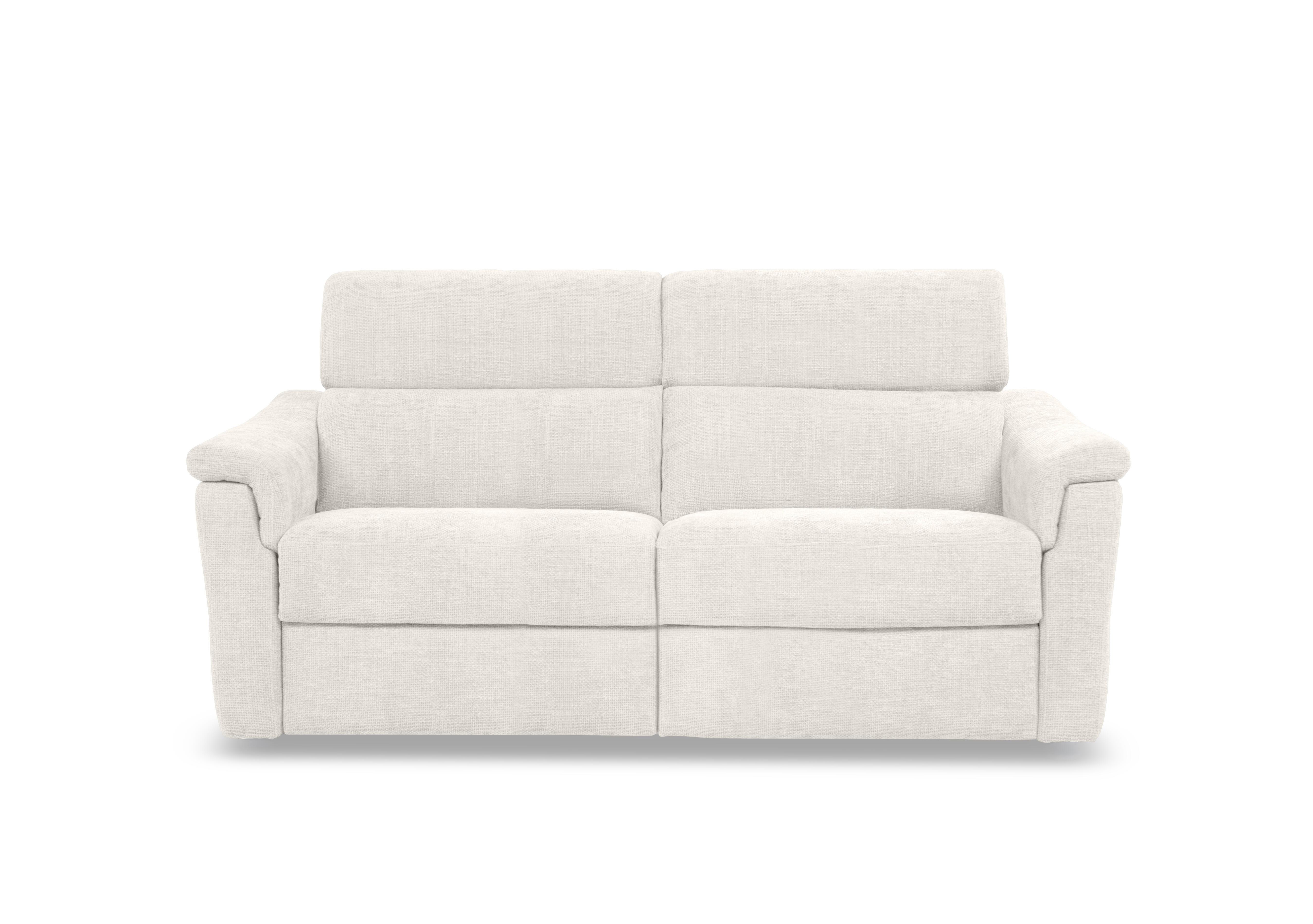 Bella 2 Seater Fabric Power Recliner Sofa with Power Headrests and Power Lumbar in Baobab Bianco 500 on Furniture Village