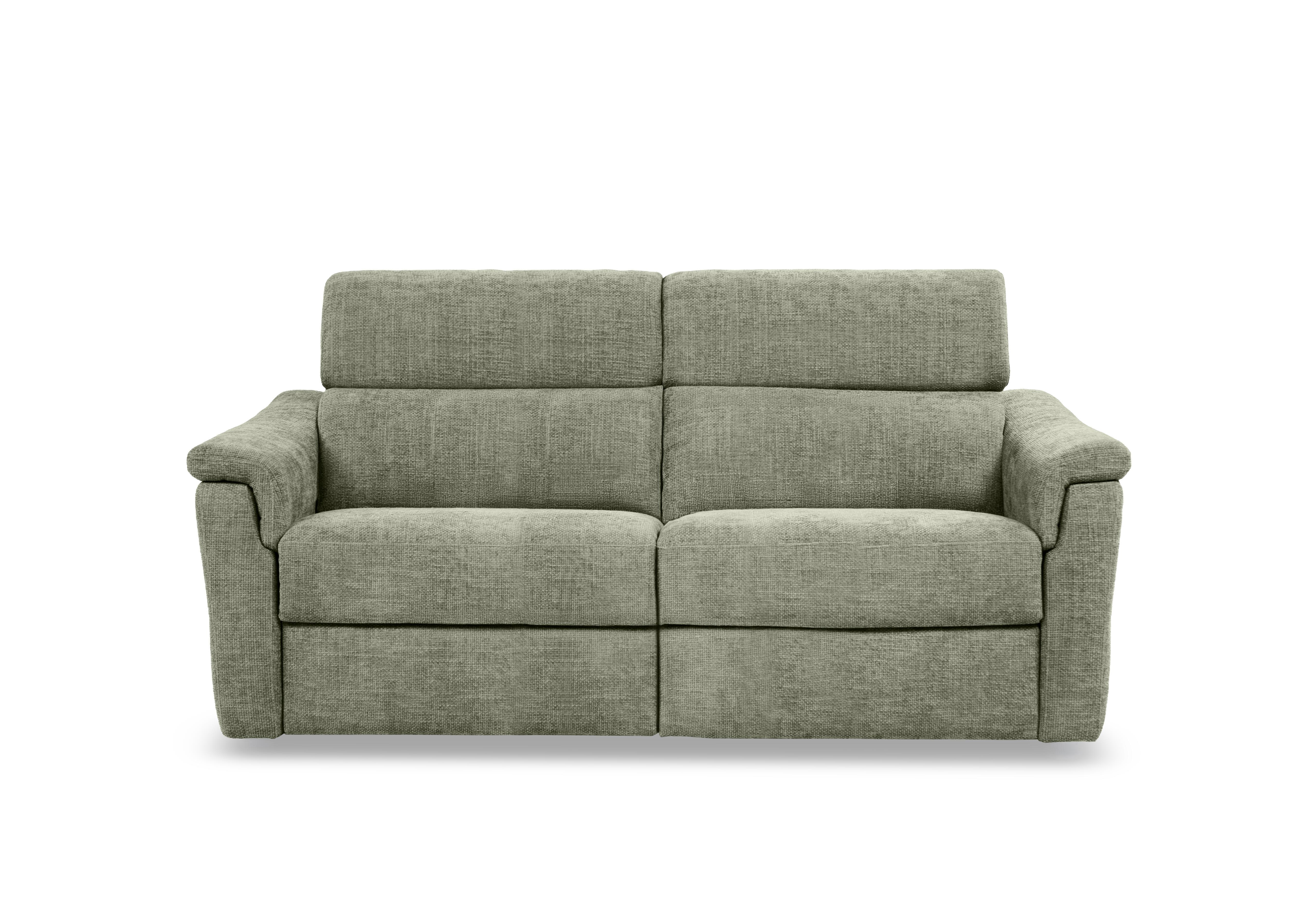 Bella 2 Seater Fabric Power Recliner Sofa with Power Headrests and Power Lumbar in Zoia Muschio 9001 on Furniture Village