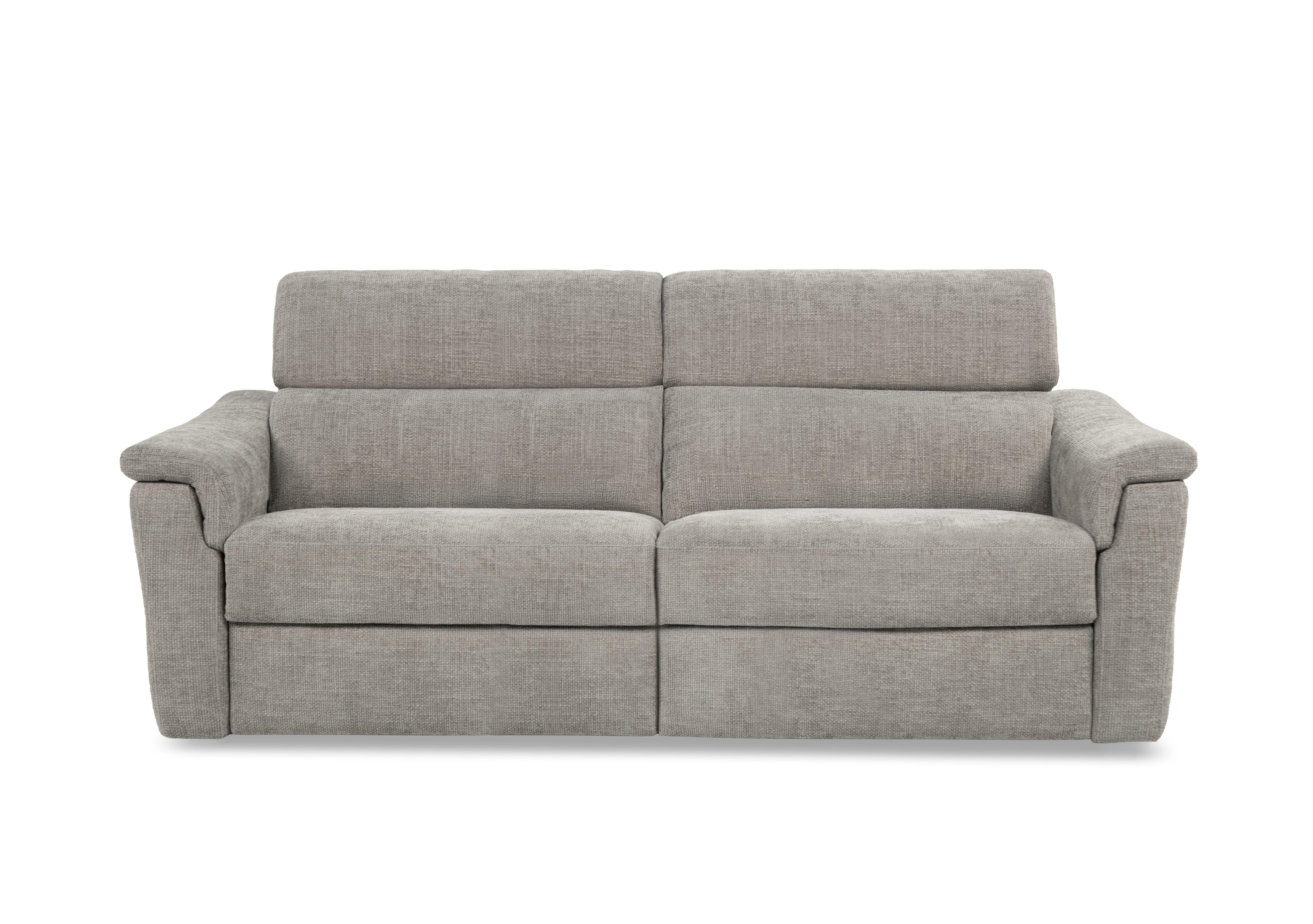 Bella 3 Seater Fabric Power Recliner Sofa with Power Headrests and Power Lumbar in Baobab Tortora 524 on Furniture Village