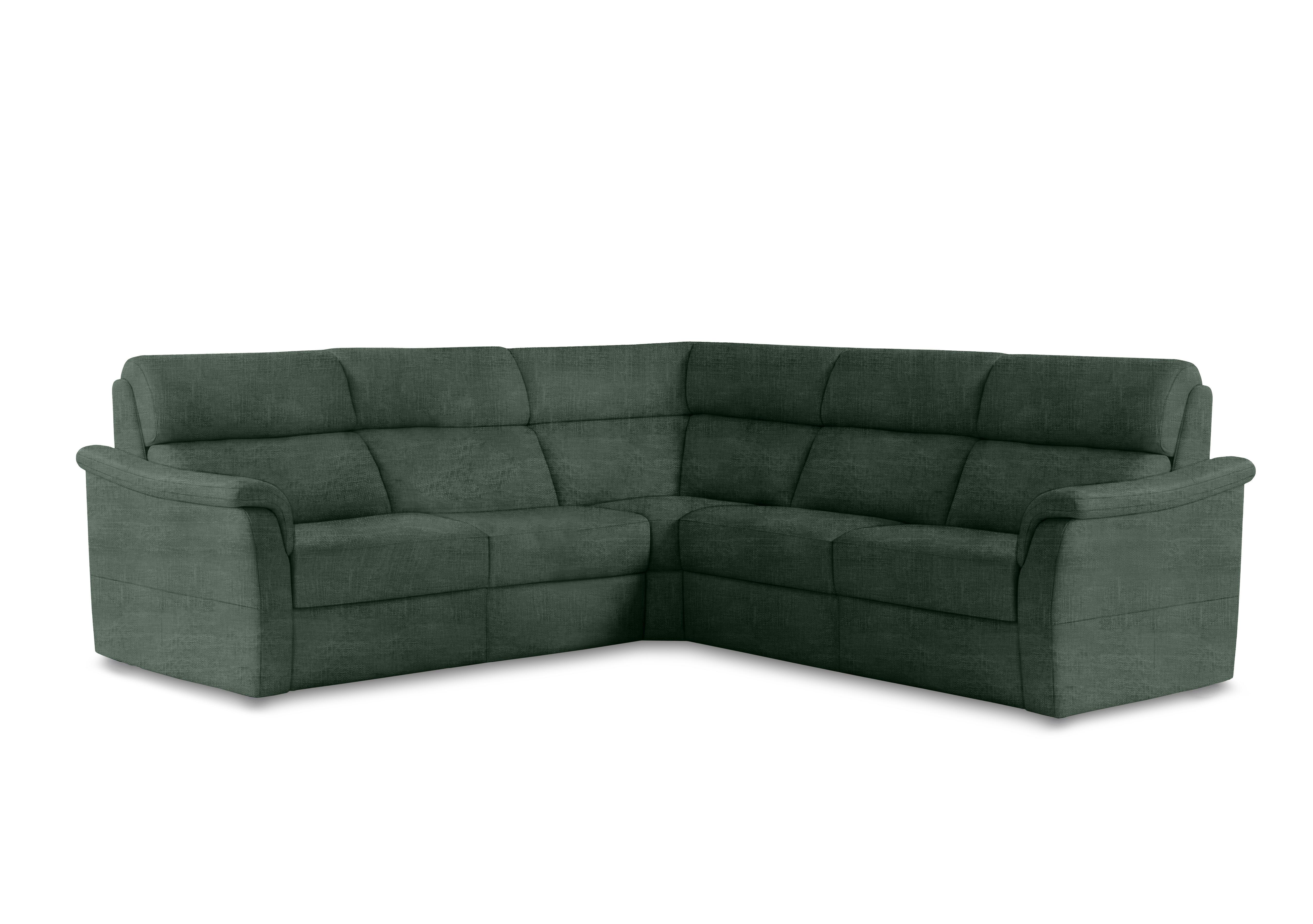 Bella Large Fabric Corner Sofa in Baobab Verde 558 on Furniture Village