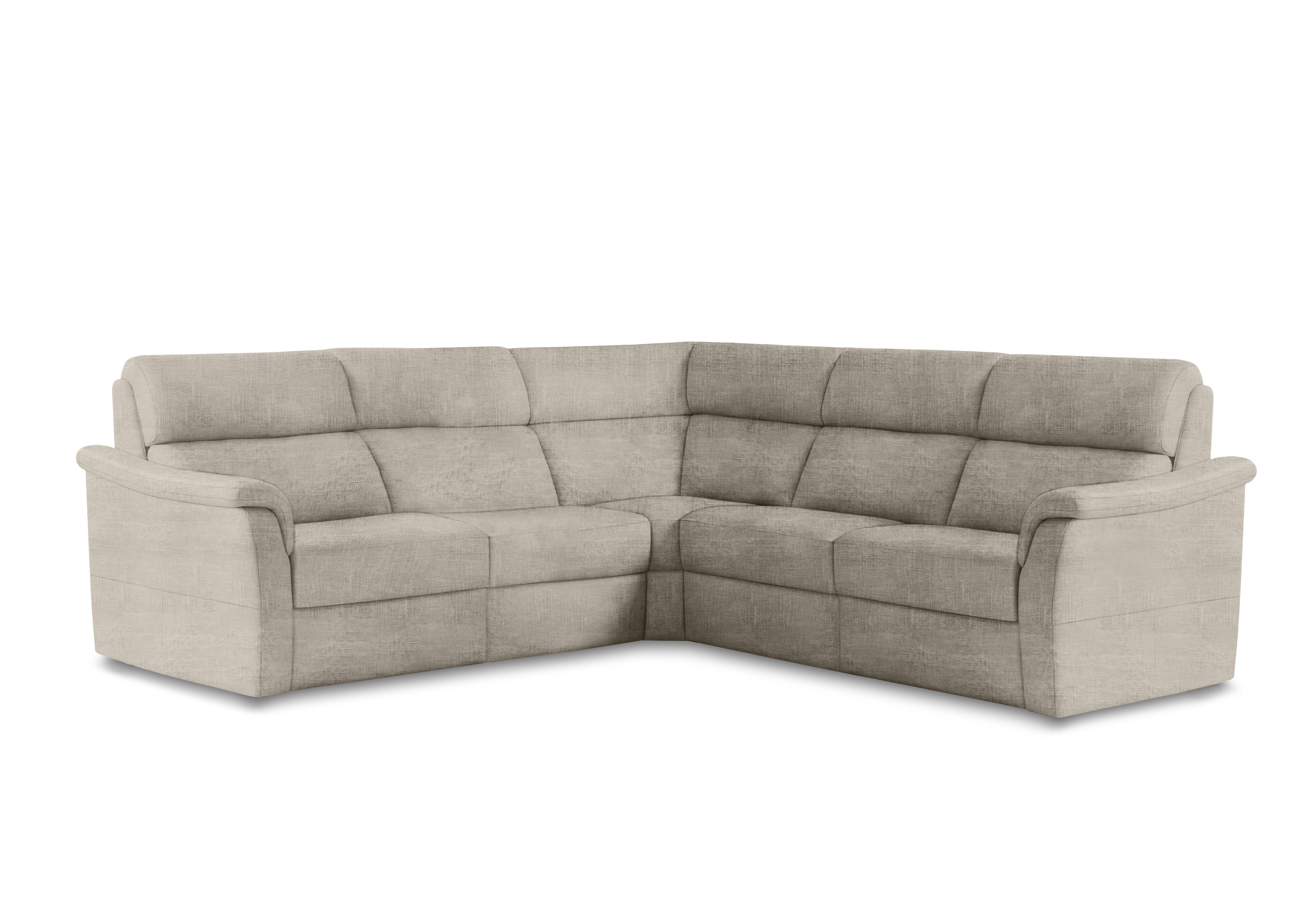 Bella Large Fabric Corner Sofa in Zoia Beige 9020 on Furniture Village