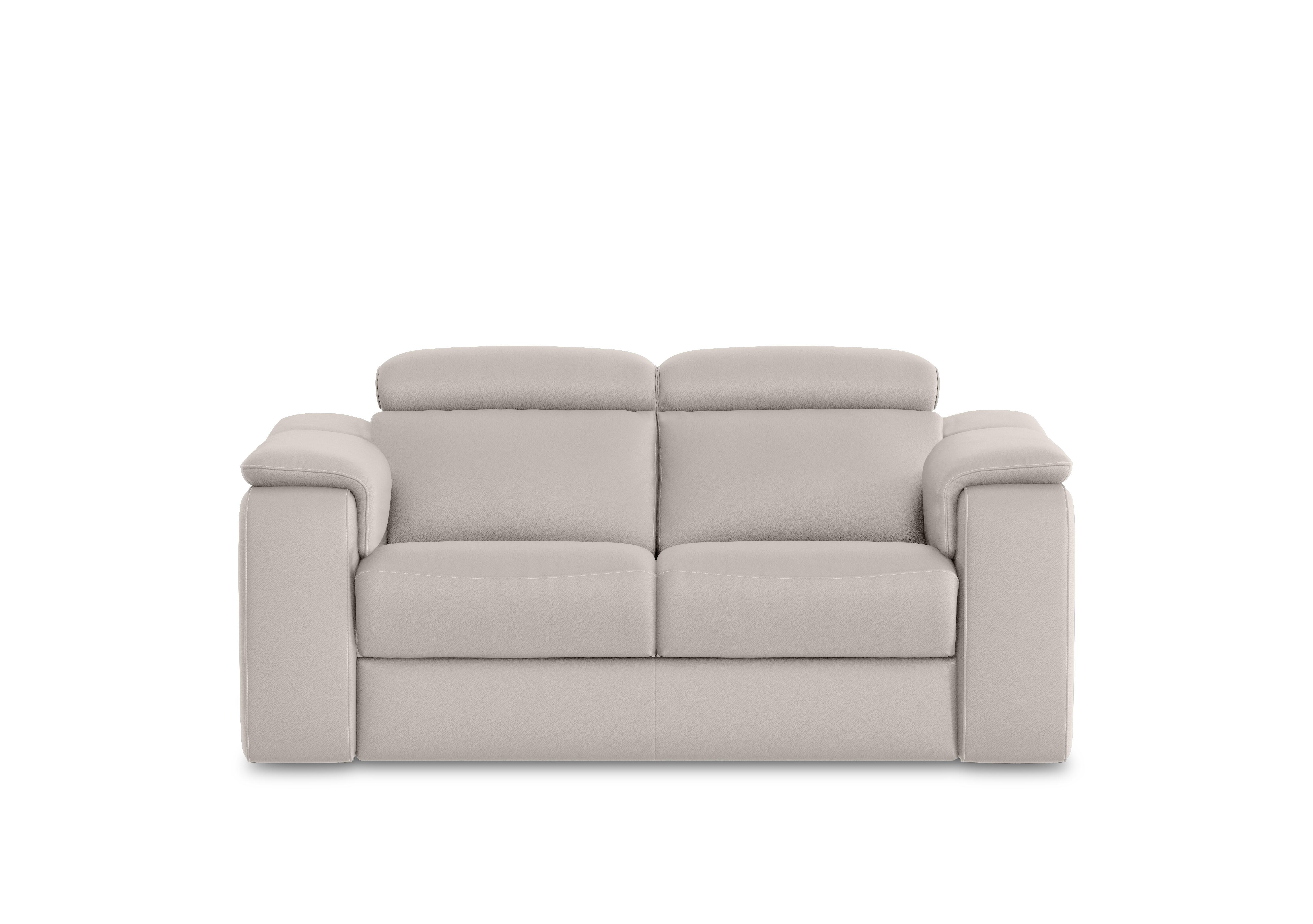 Canto 2 Seater Leather Sofa in Mars Ice 1610 on Furniture Village