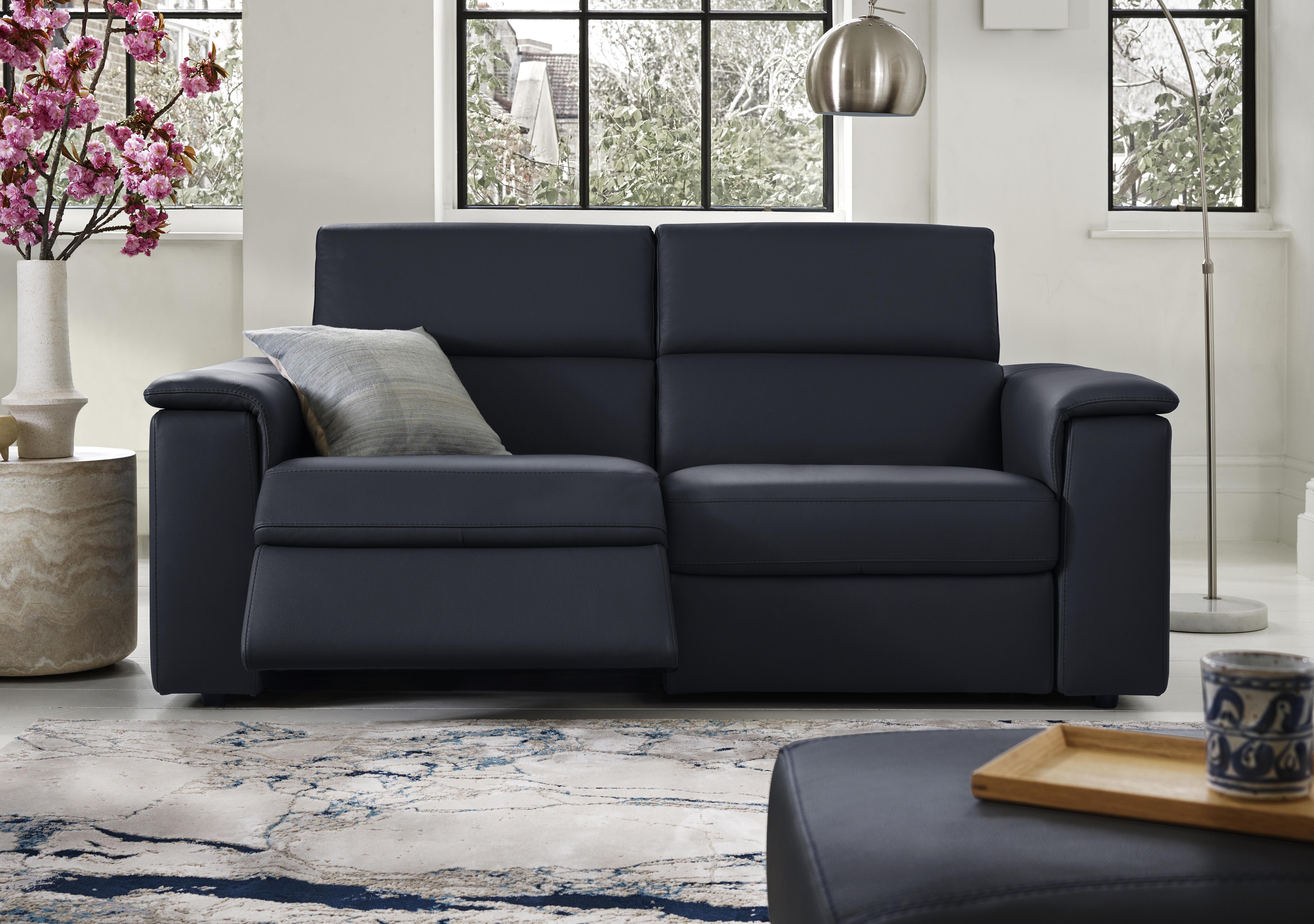 Canto 3 Seater Leather Sofa in  on Furniture Village