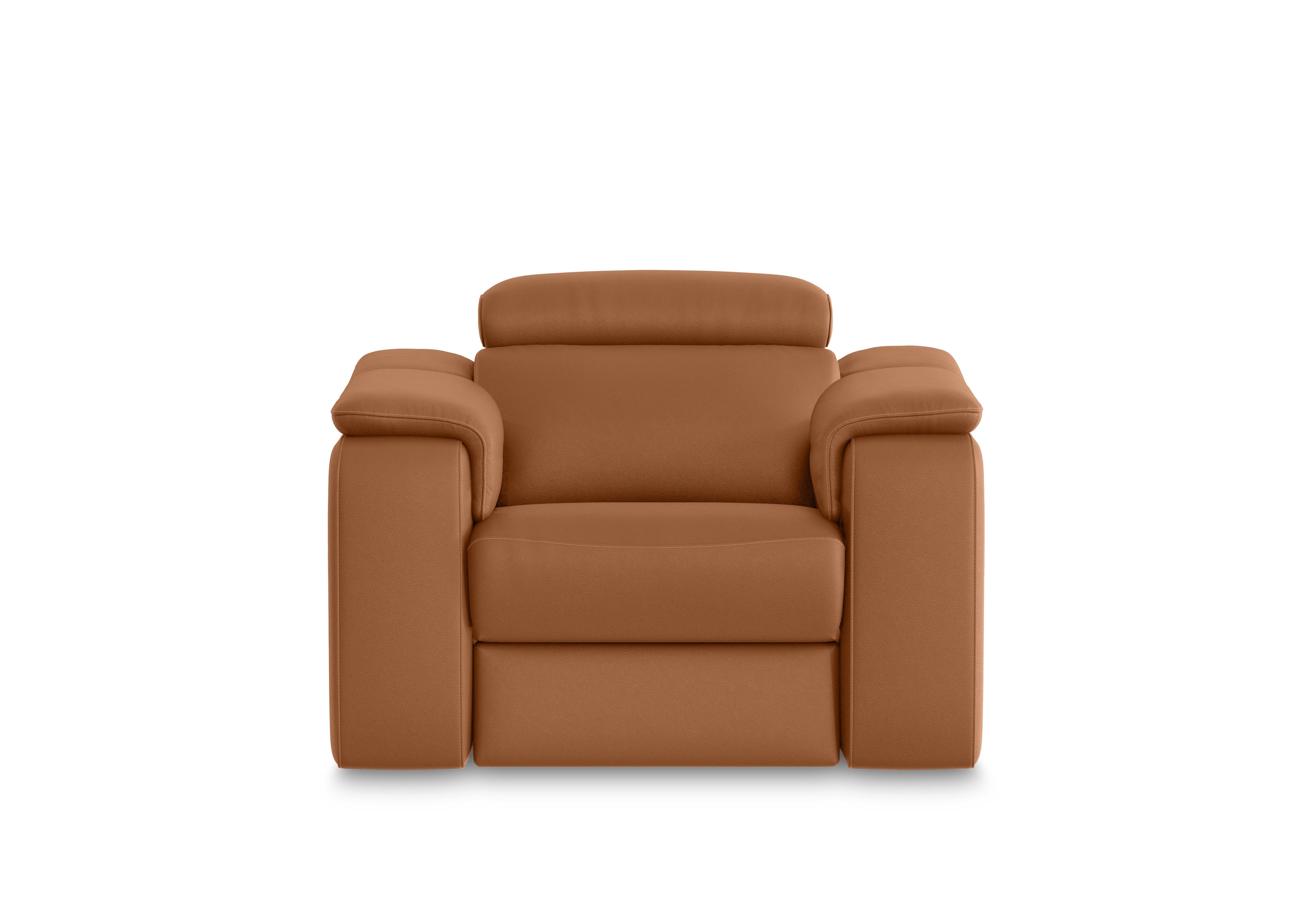 Canto Leather Armchair in Botero Cuoio 2151 on Furniture Village