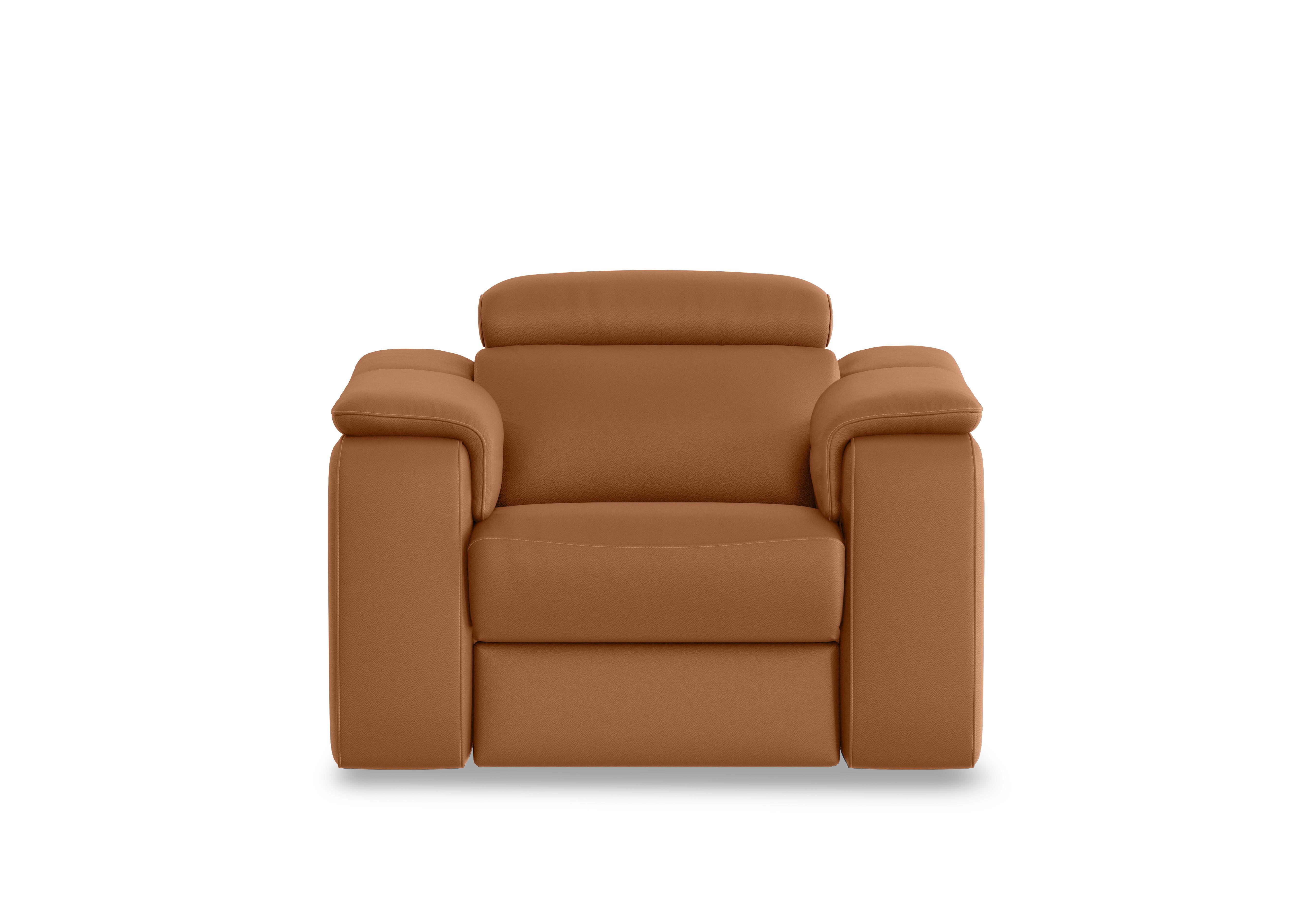 Canto Leather Armchair in Botero Cuoio 2151 on Furniture Village