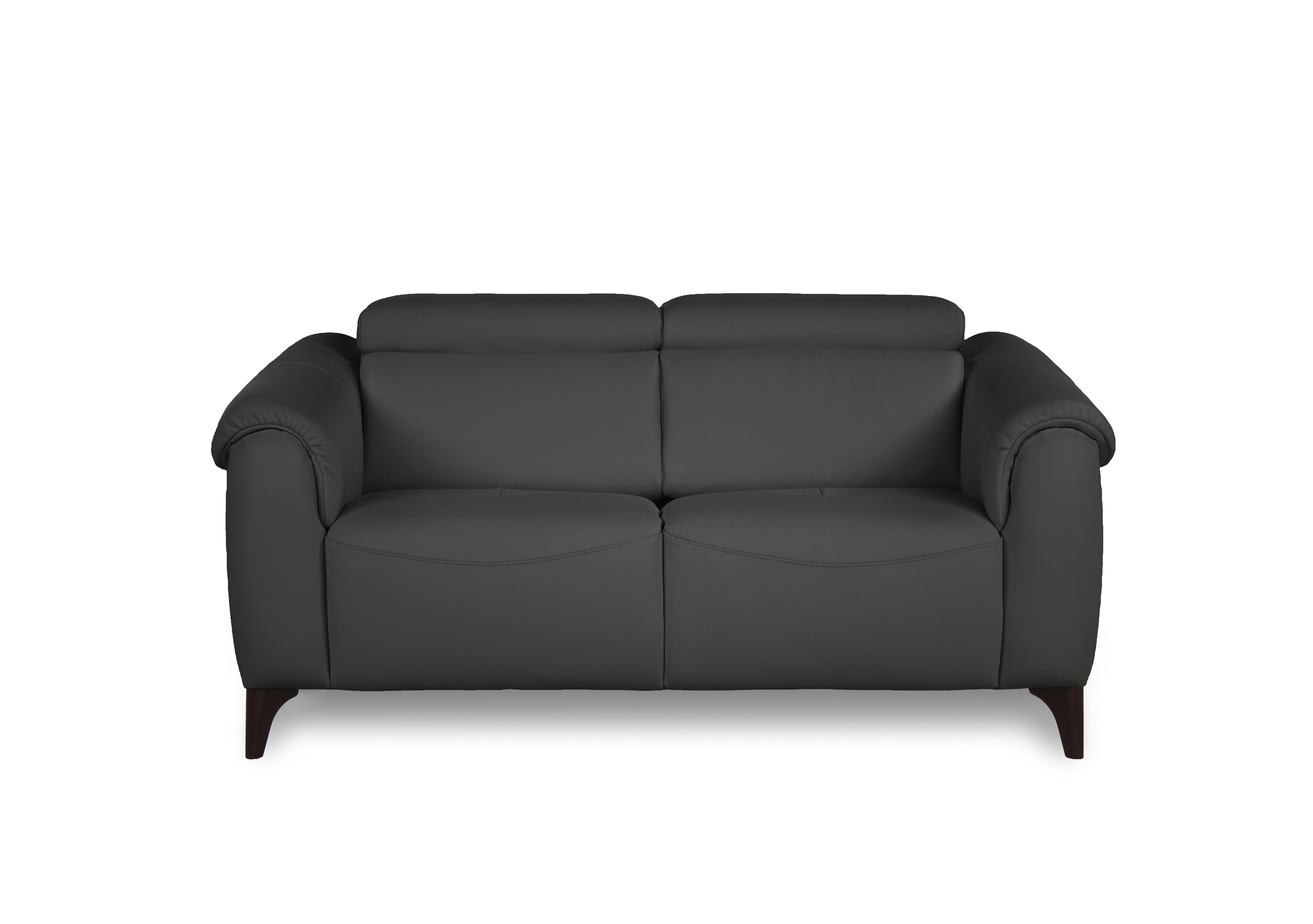 Nicole 2 Seater Leather Sofa in Mars Grigio 1604 Rw on Furniture Village