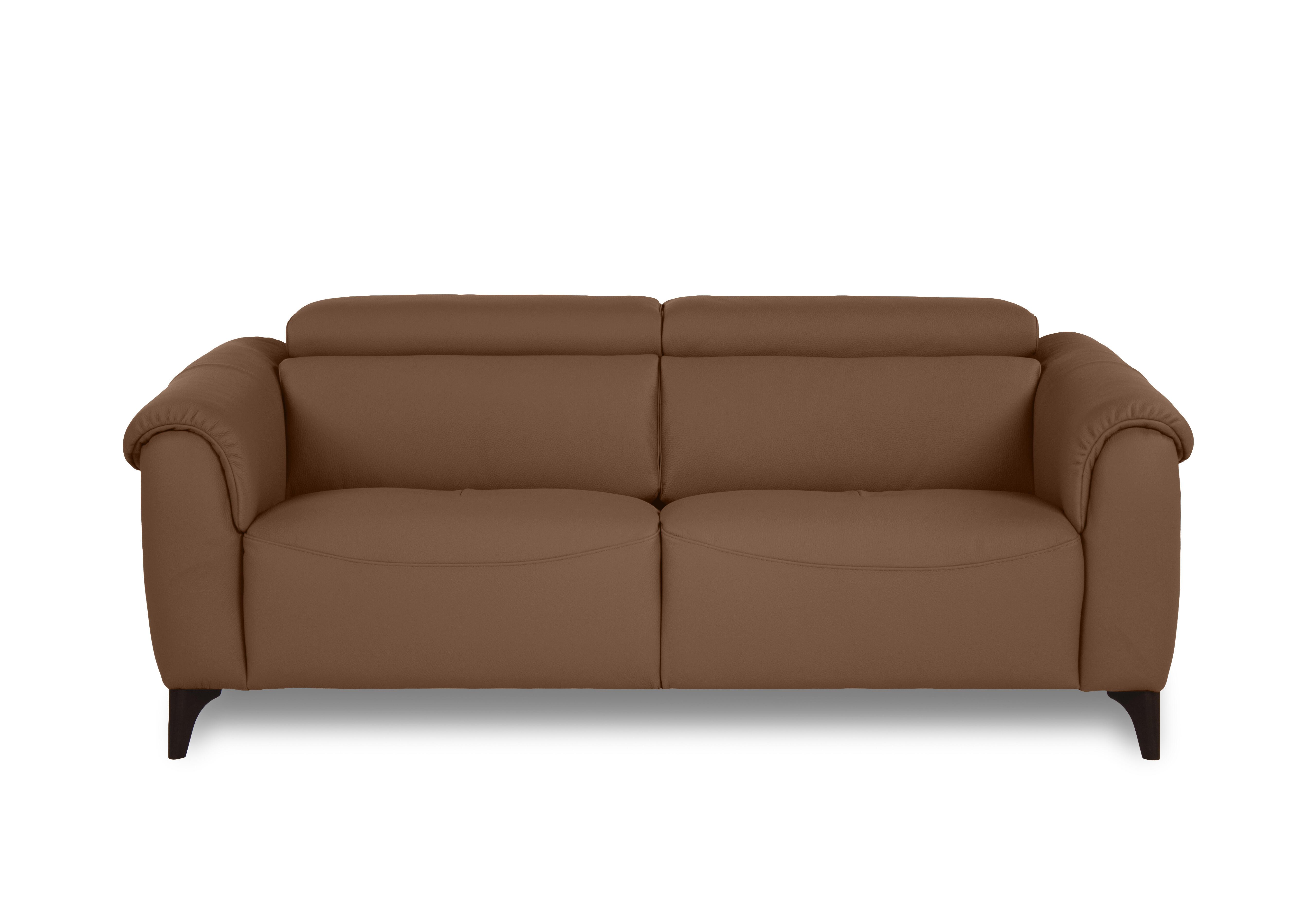 Nicole 3 Seater Leather Sofa in Torello Cuoio 372 Rw on Furniture Village