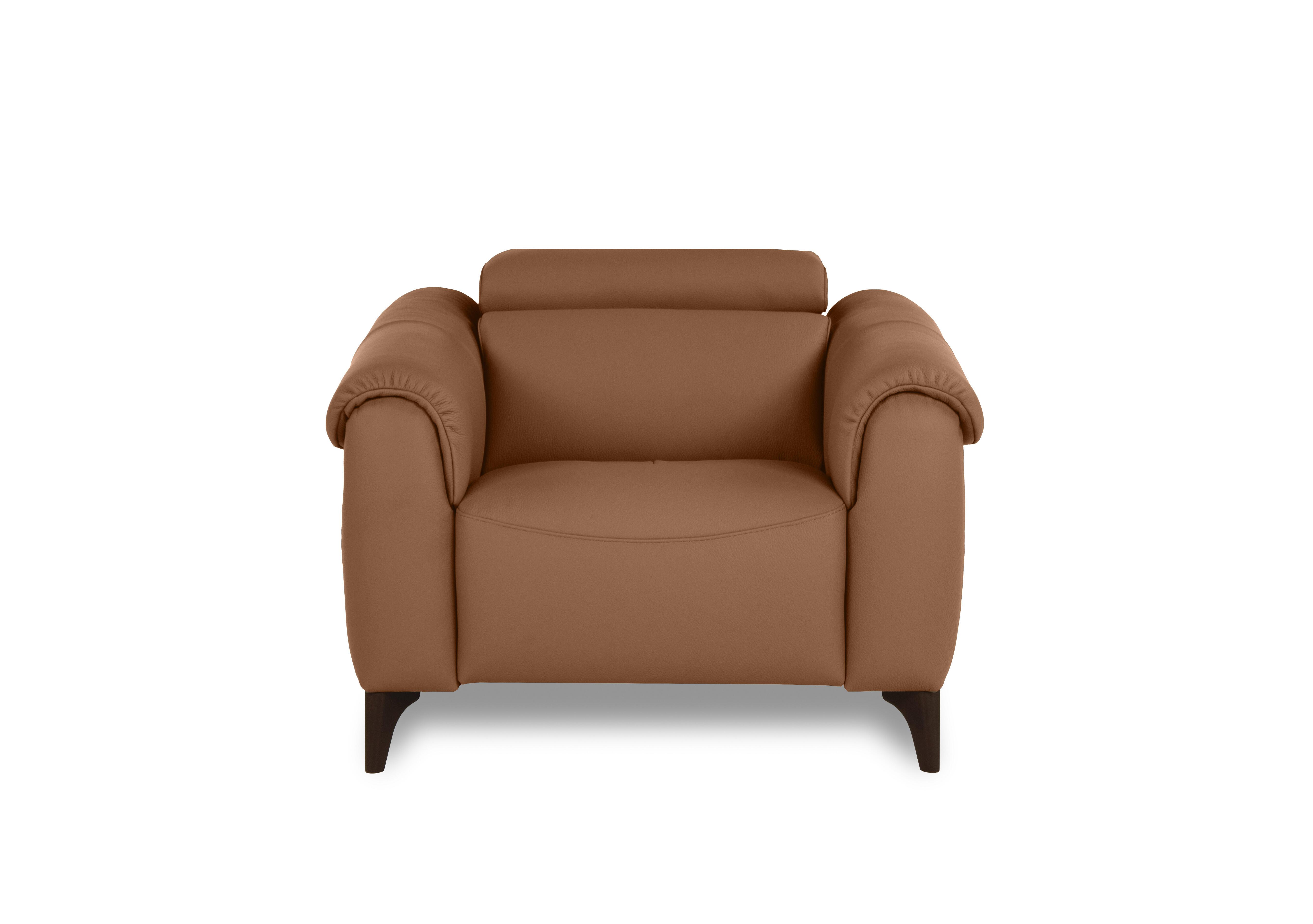 Nicole Leather Armchair in Botero Cuoio 2151 Rw on Furniture Village