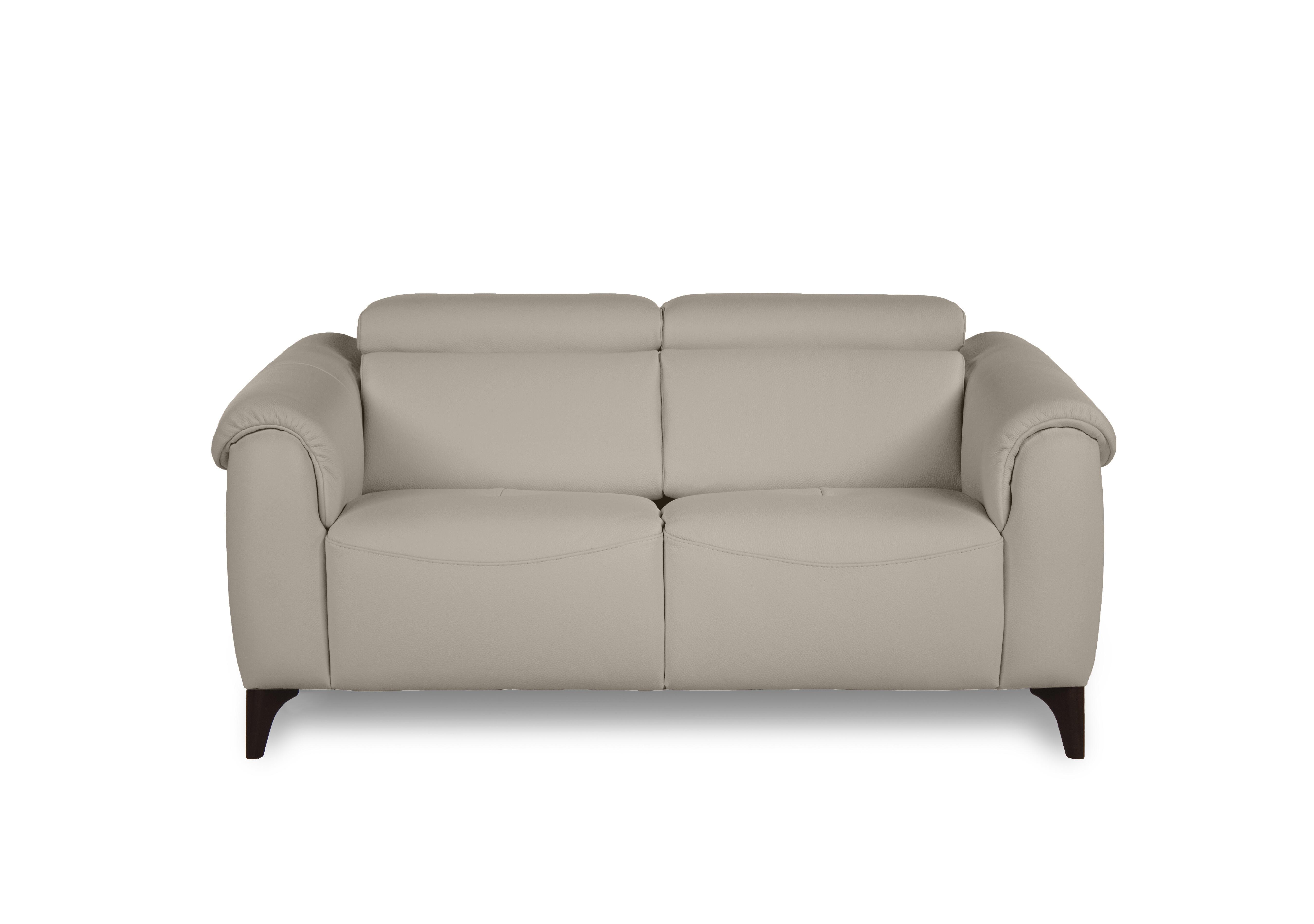 Nicole 2 Seater Leather Power Recliner Sofa with Power Headrests and Power Lumbar in Botero Crema 2156 Rw on Furniture Village