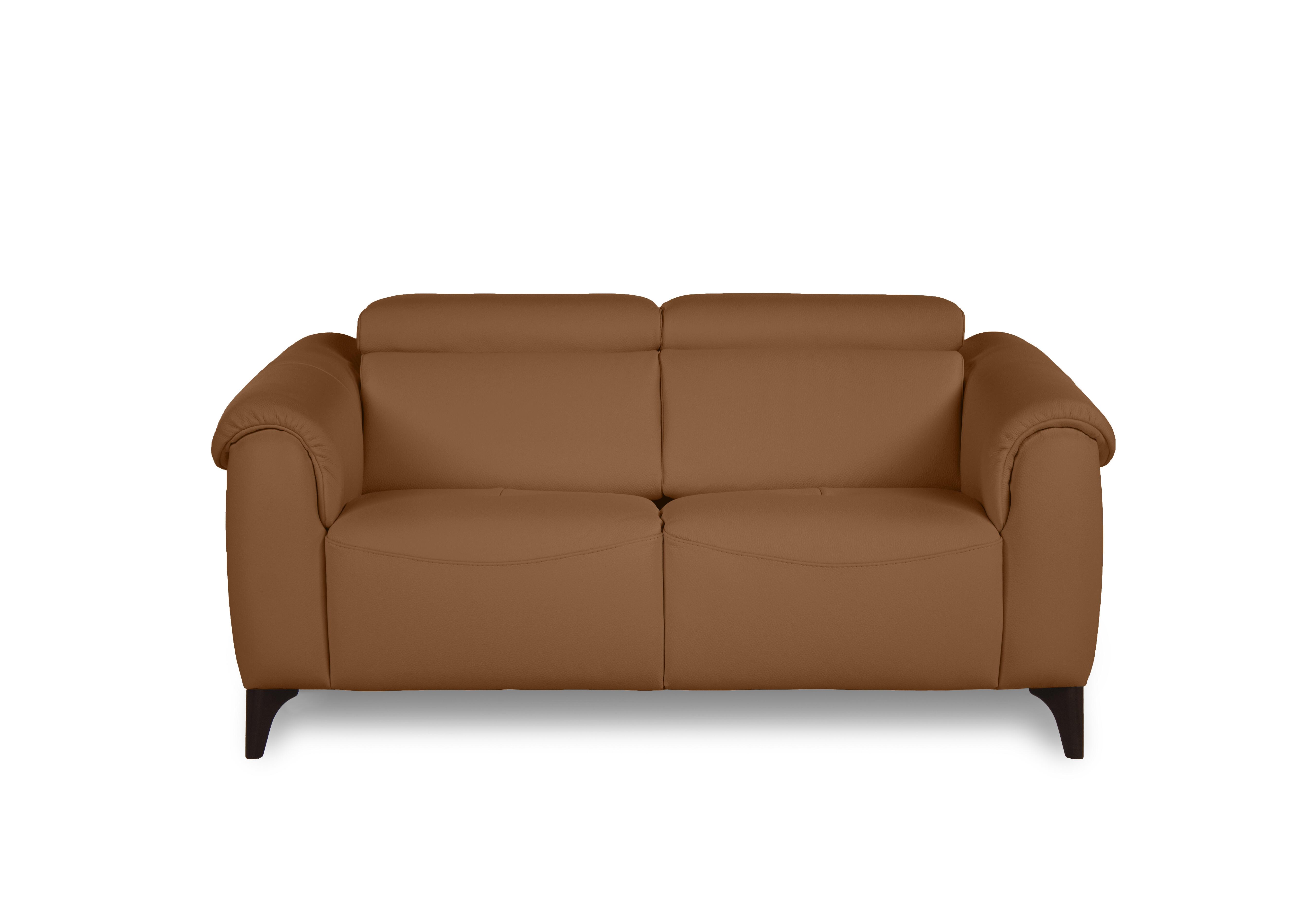Nicole 2 Seater Leather Power Recliner Sofa with Power Headrests and Power Lumbar in Mars Cognac 1608 Rw on Furniture Village