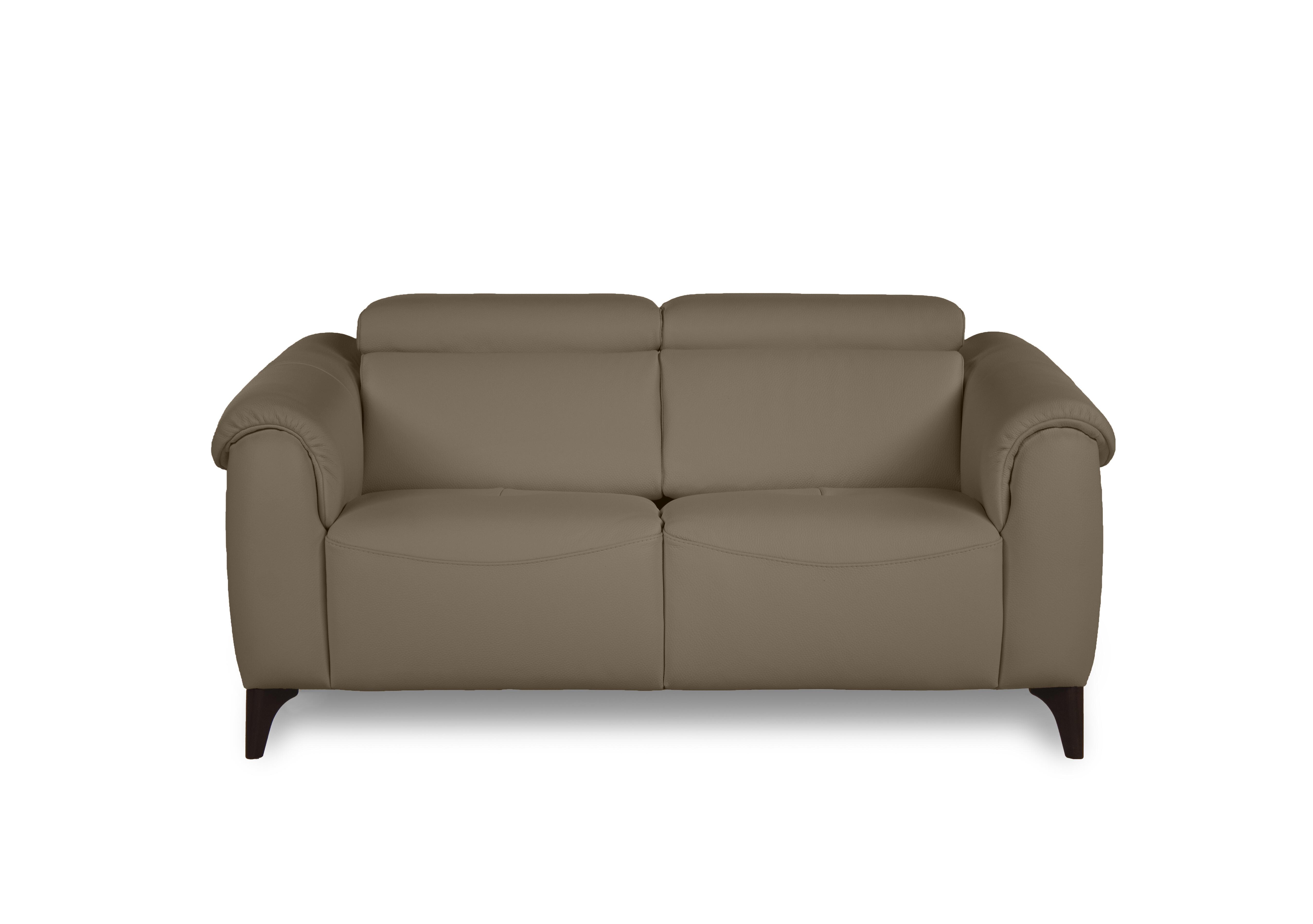 Nicole 2 Seater Leather Power Recliner Sofa with Power Headrests and Power Lumbar in Mars Taupe 1603 Rw on Furniture Village
