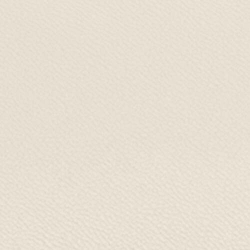 Canto Rectangular Leather Storage Footstool in Botero Bianco 2153 on Furniture Village