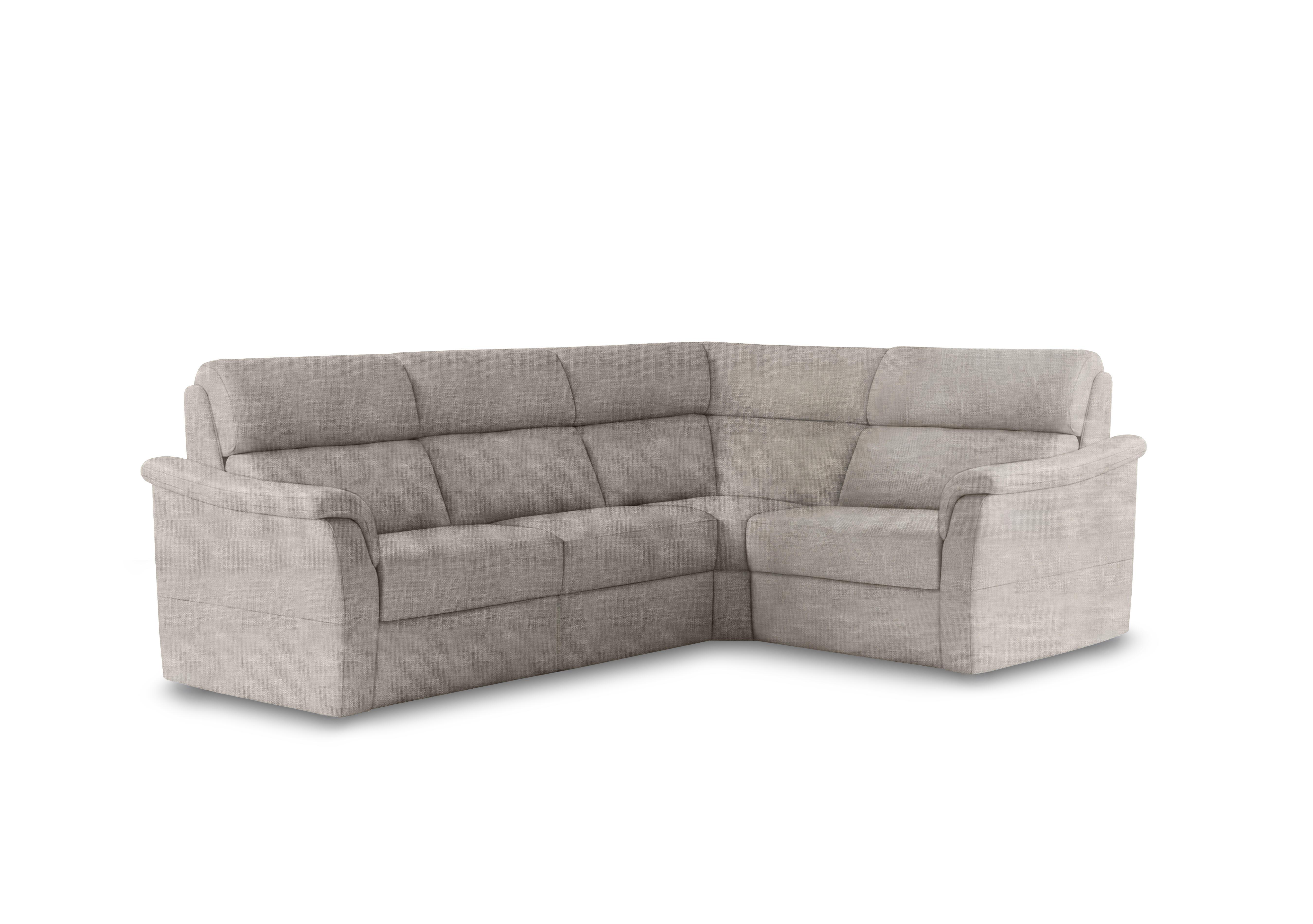 Bella Small Fabric Corner Sofa in Baobab Tortora 524 on Furniture Village
